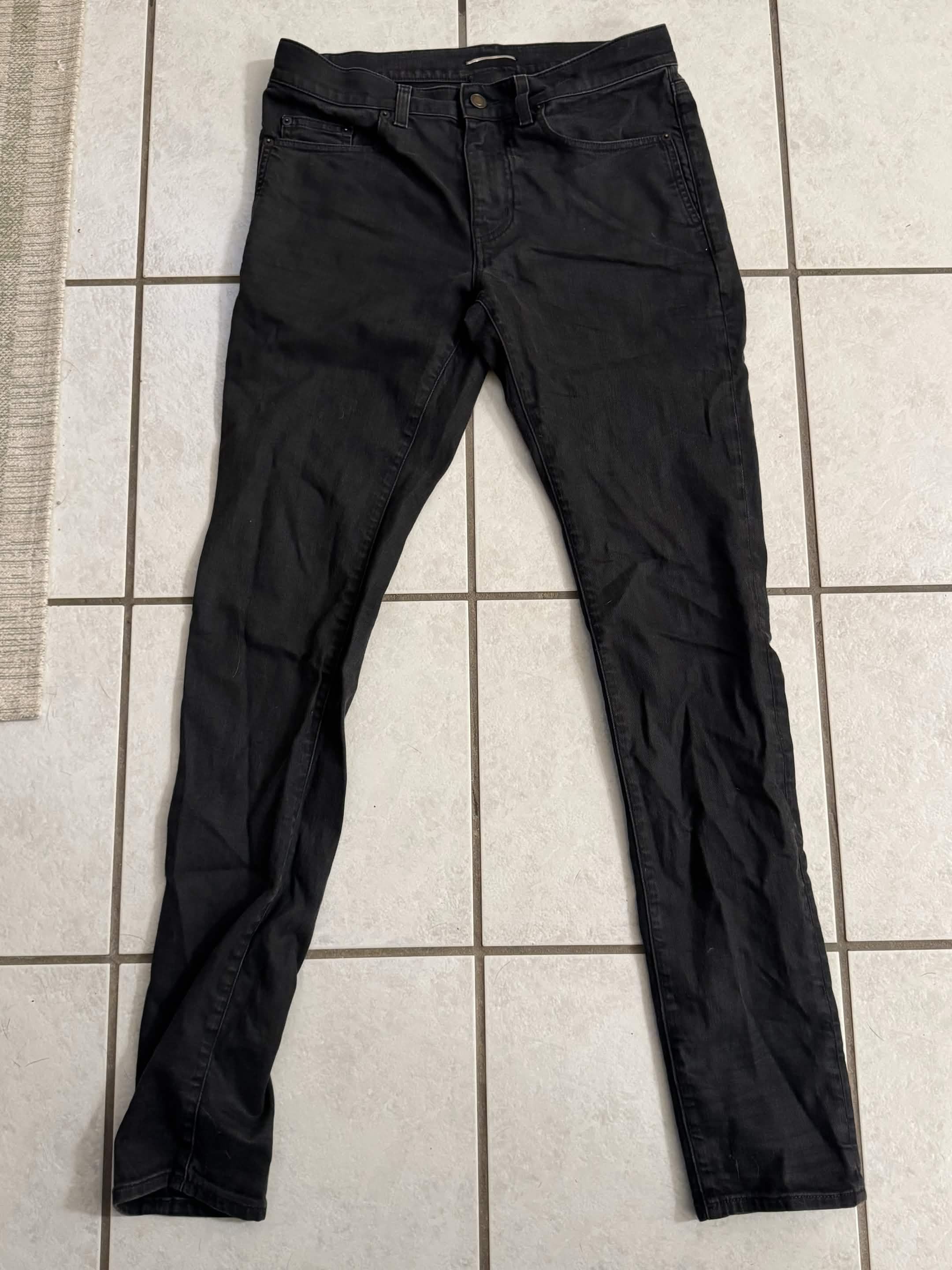 Saint Laurent Black Slim Fit D02 M/SK-LW Hedi Slimane 30