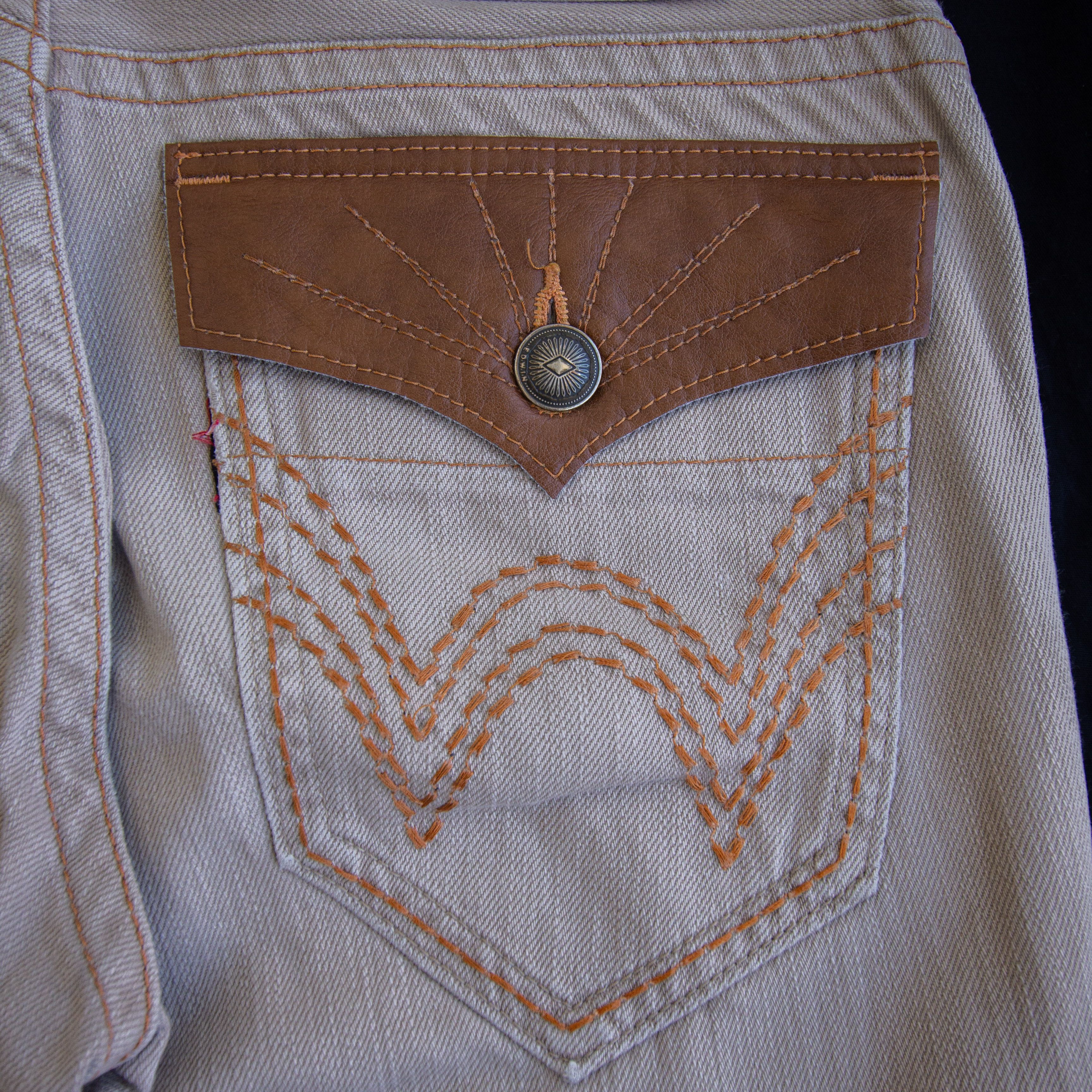 Edwin × Vintage Edwin XV Exclusive Vintage Brown Jeans Size US 32 / EU 48 - 4 Thumbnail