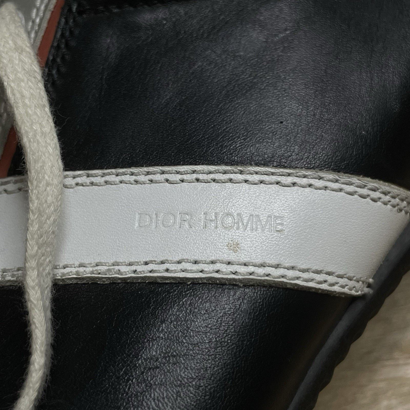 Dior Christian Dior Homme Sneakers Men's Low TOP Black Leather Size US 9 / EU 42 - 11 Thumbnail