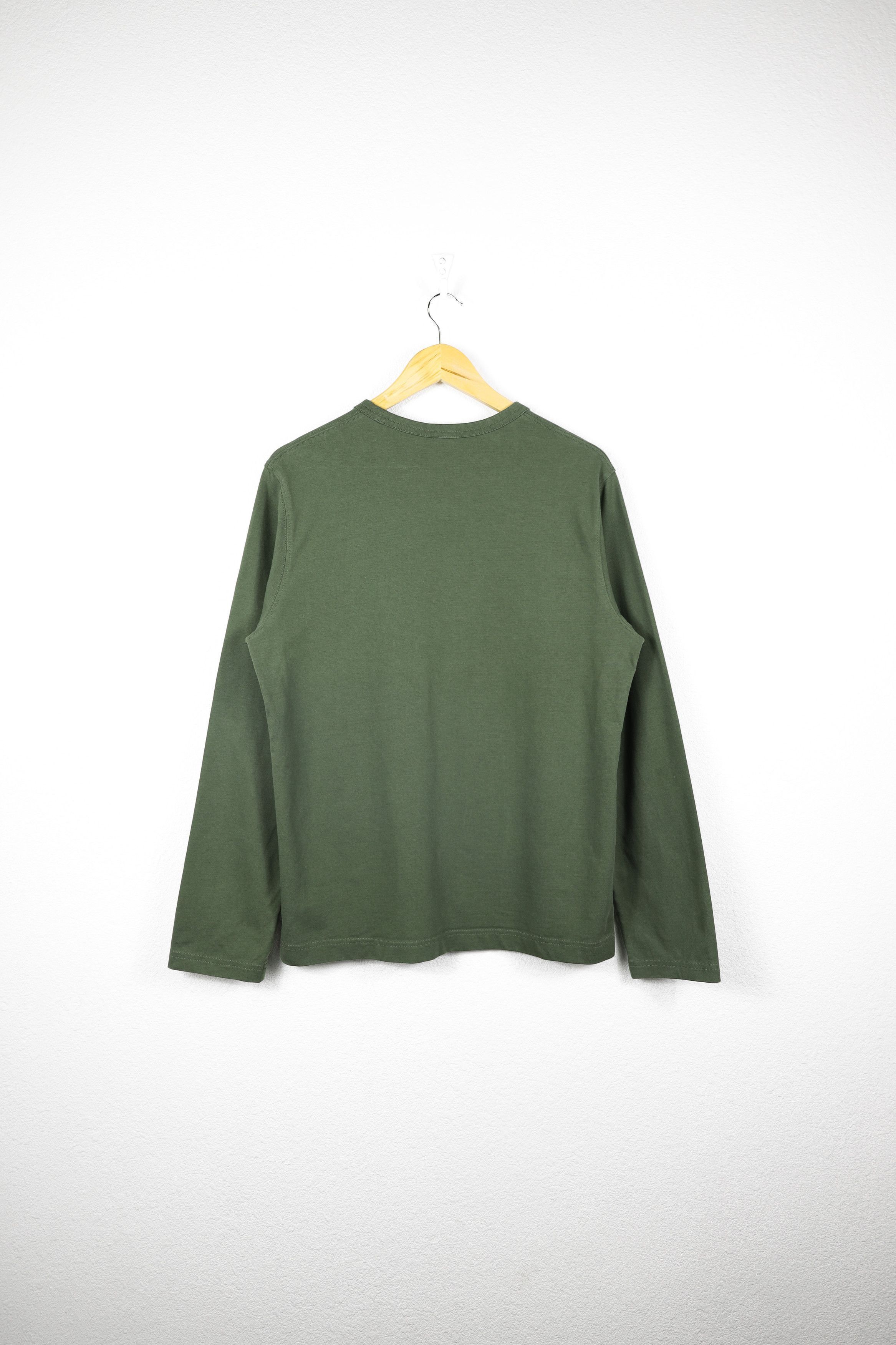 Arket Arket Army Green Military Pocket Long Sleeve Tee T-shirt Size US S / EU 44-46 / 1 - 6 Thumbnail