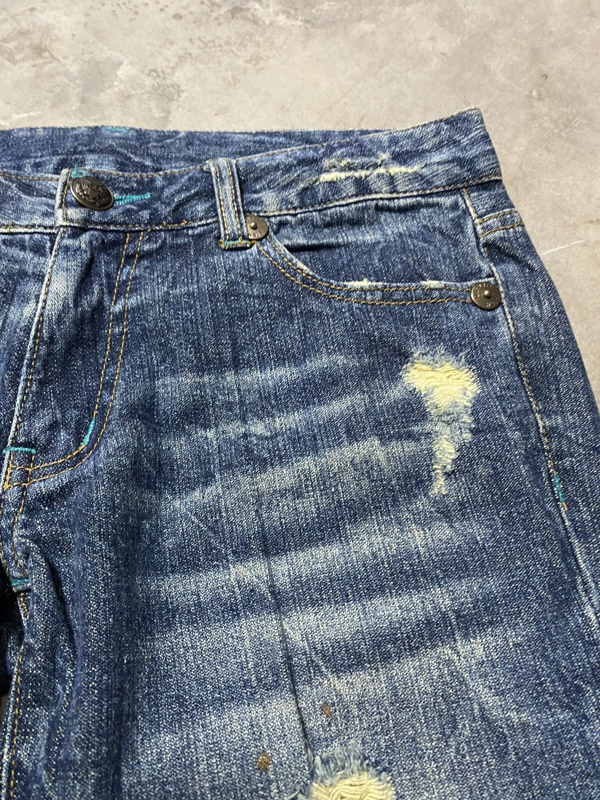 Hysteric Glamour × If Six Was Nine × Japanese Brand Flare Jeans Japan Grunge Denim p71 Size US 30 / EU 46 - 8 Thumbnail