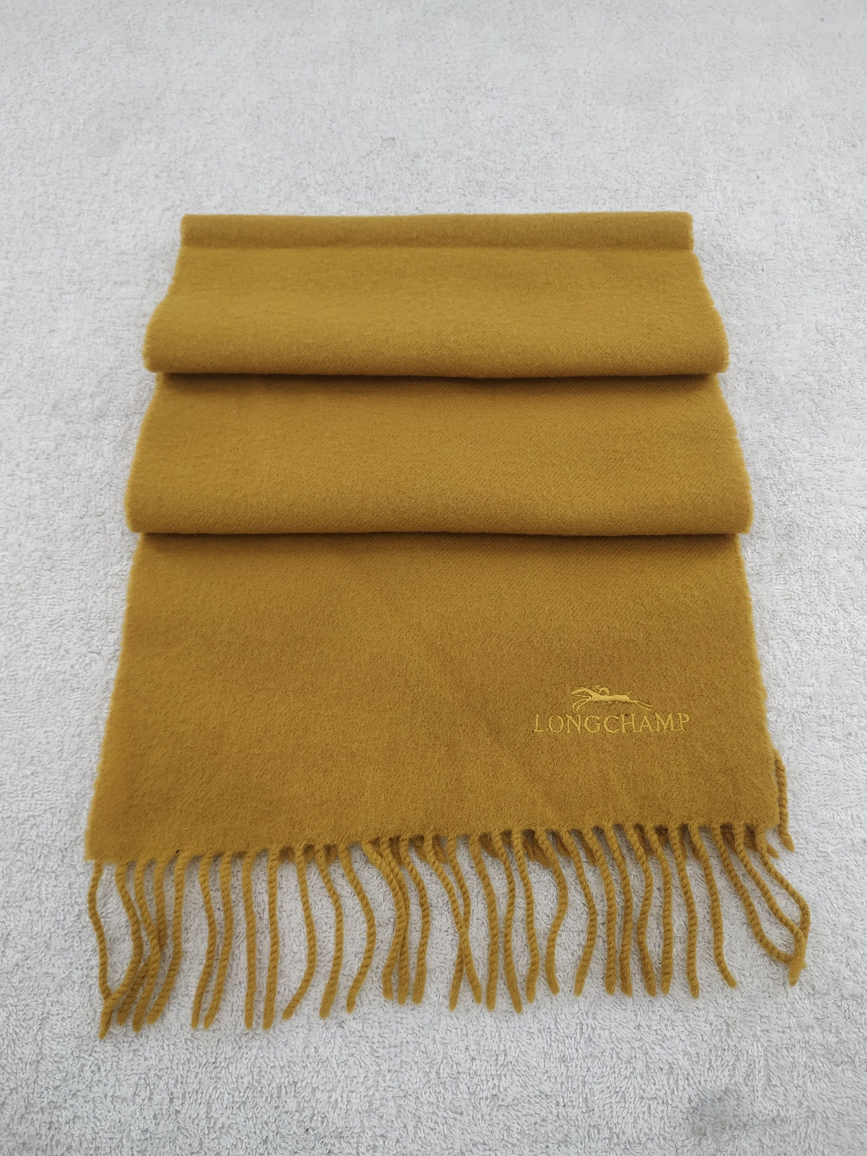 Longchamp Vintage Longchamp Scarf/Muffler/Neckwear MF141 Size ONE SIZE - 2 Thumbnail