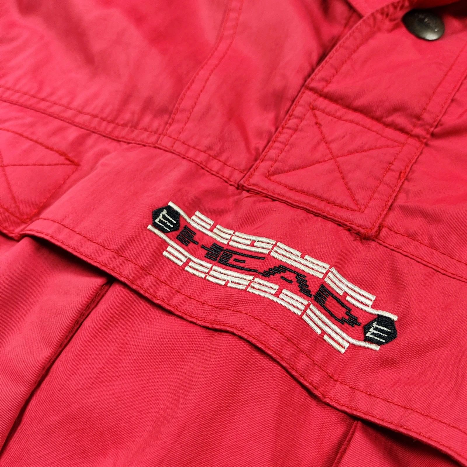 Vintage Vintage Head jacket 90s skiing windbreaker red pullover Size US M / EU 48-50 / 2 - 2 Thumbnail