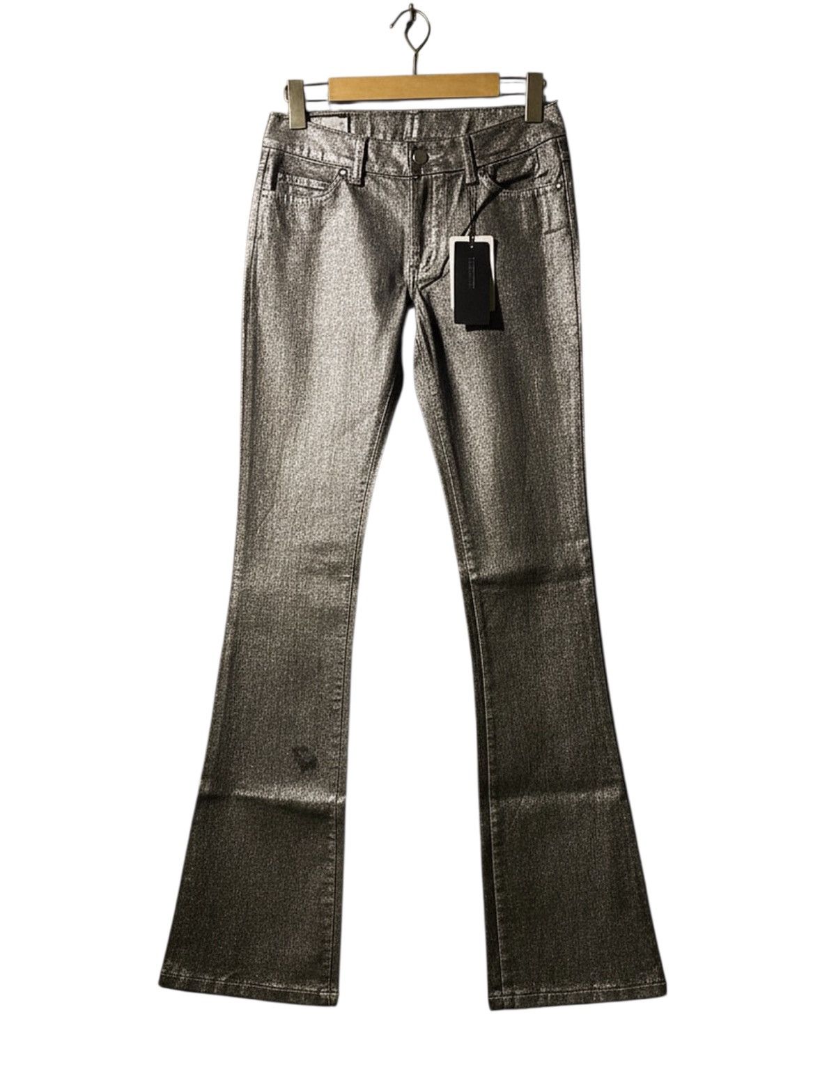 2000's Attention Japan Waxed Bootcut Jeans
