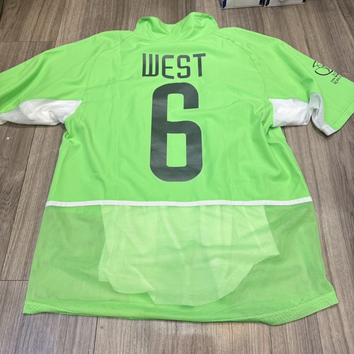 Nike Nigeria world cup 2002 player issue home shirt #6 West Size US M / EU 48-50 / 2 - 2 Thumbnail