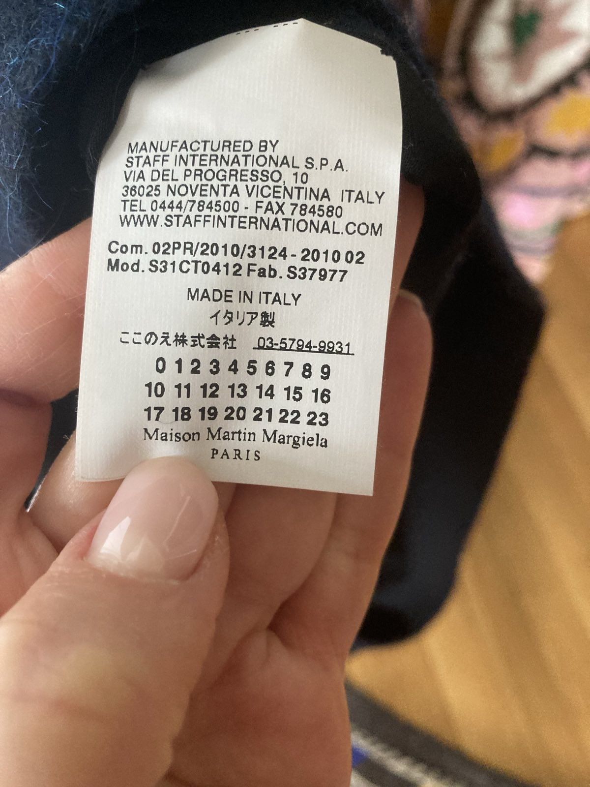Maison Margiela Black cocktail dress with felt-wool dark blue trimming Size S / US 4 / IT 40 - 7 Thumbnail