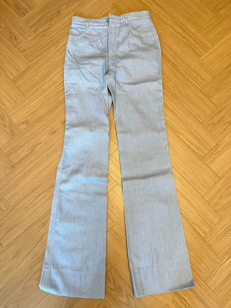 Saint Laurent Paris high-waisted denim pants by Saint Laurent Size US 38 / EU 54 - 7 Thumbnail