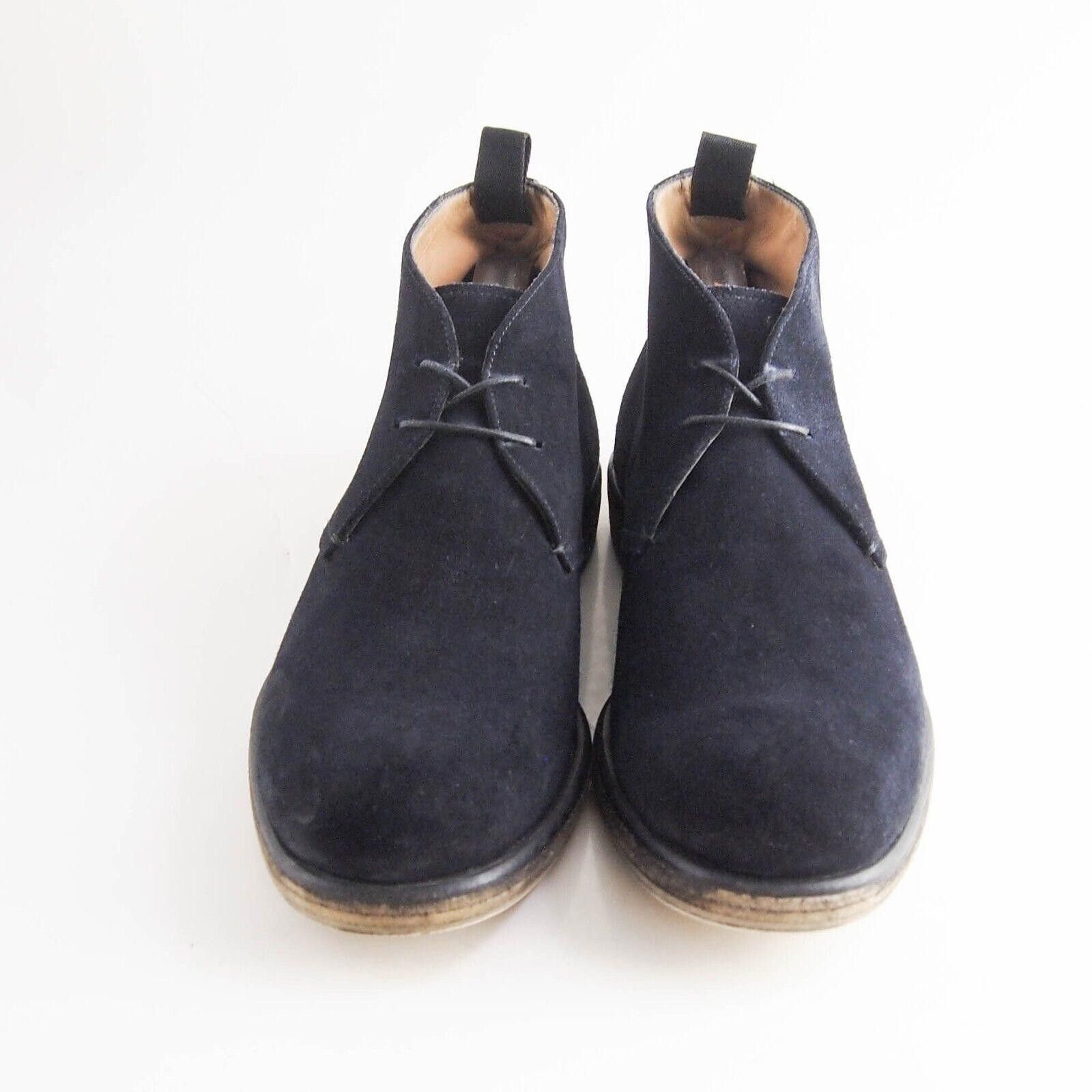 Giorgio Armani Giorgio Armani Chukka Boots Blue Suede Size US 10.5 EU 43.5 Size US 10.5 / EU 43-44 - 3 Thumbnail