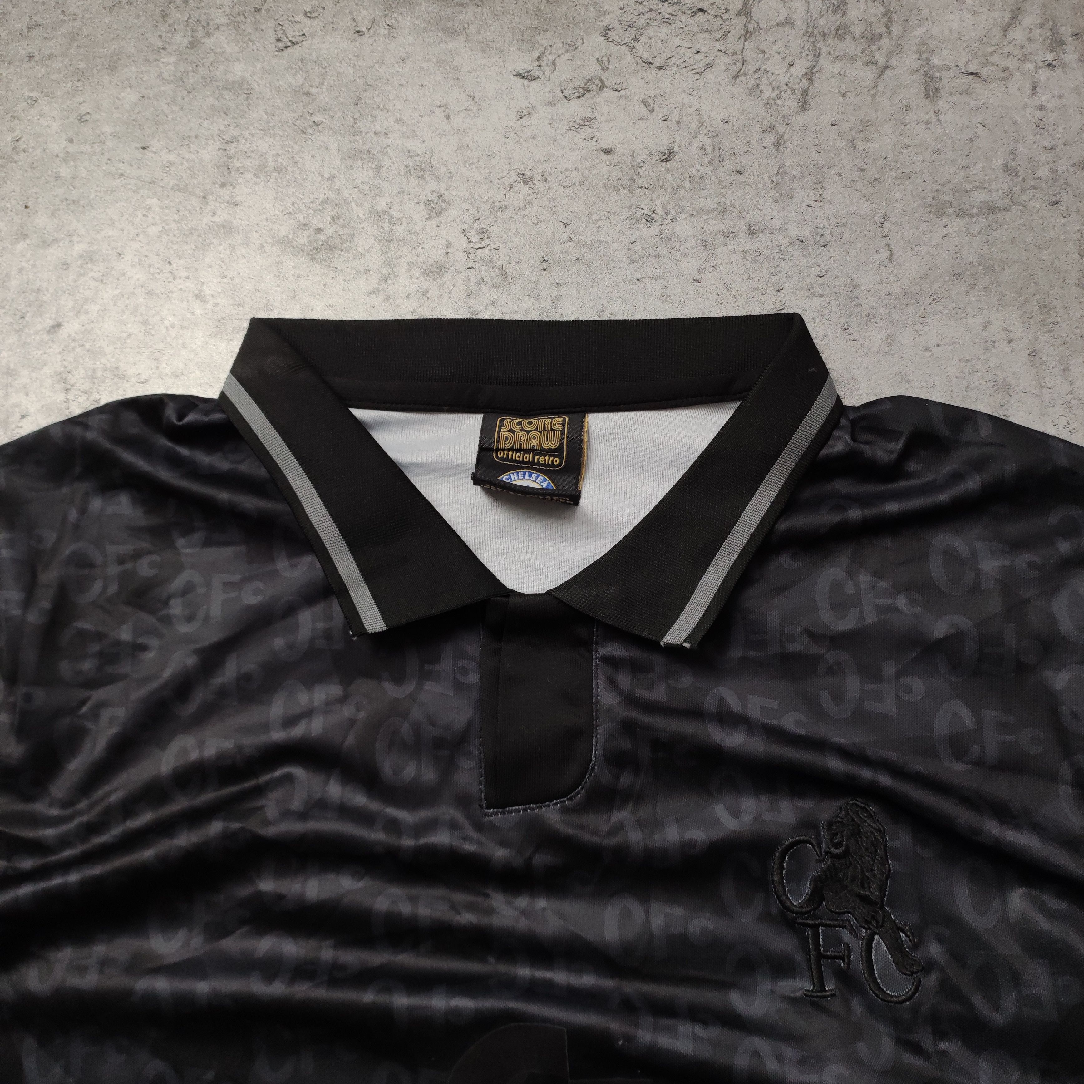 Vintage RARE 1992 Chelsea London Blackout Comodore Football Kit Size US XL / EU 56 / 4 - 5 Thumbnail