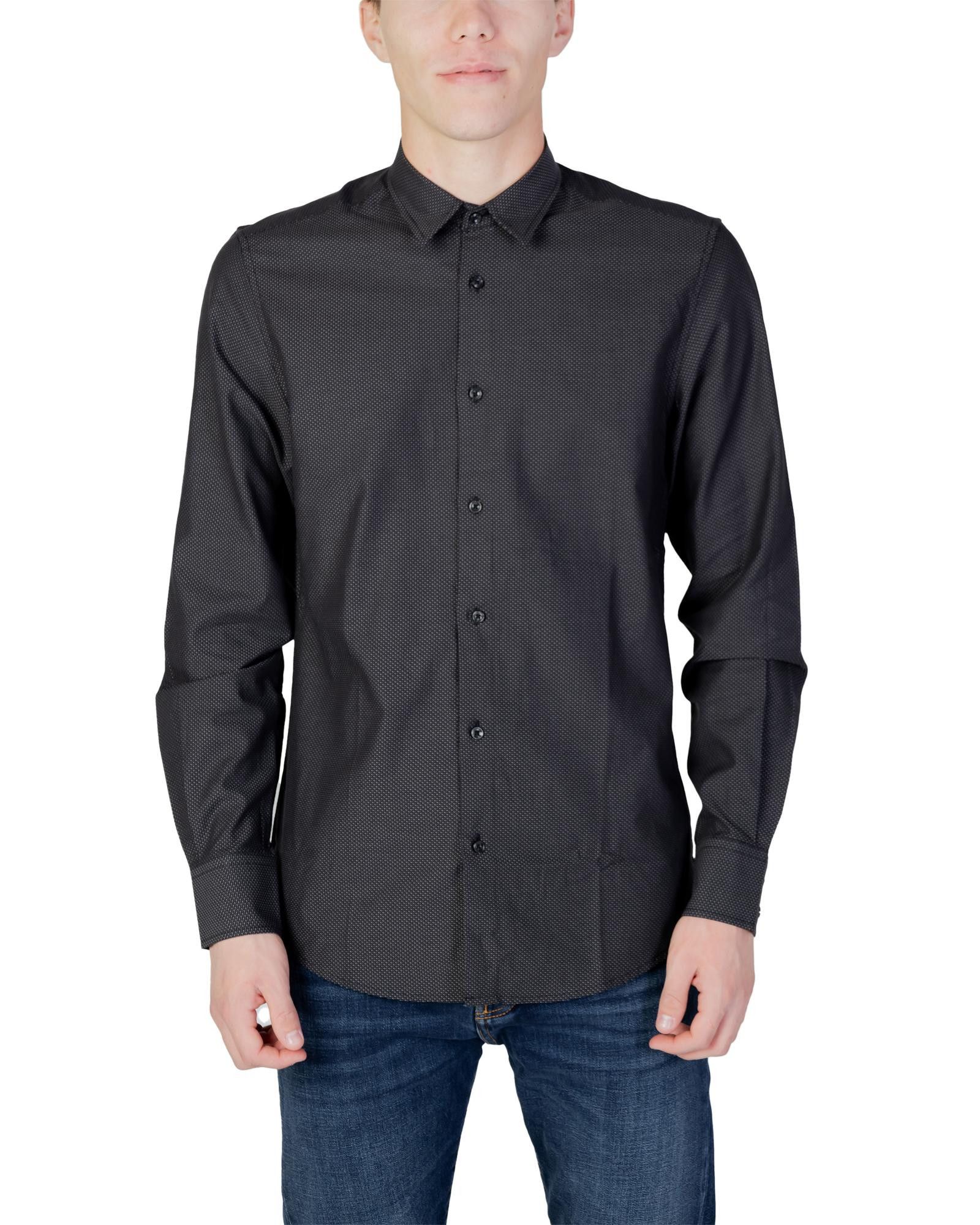 image of Antony Morato Classic Button-Up Shirt in Grey, Men's (Size XS)