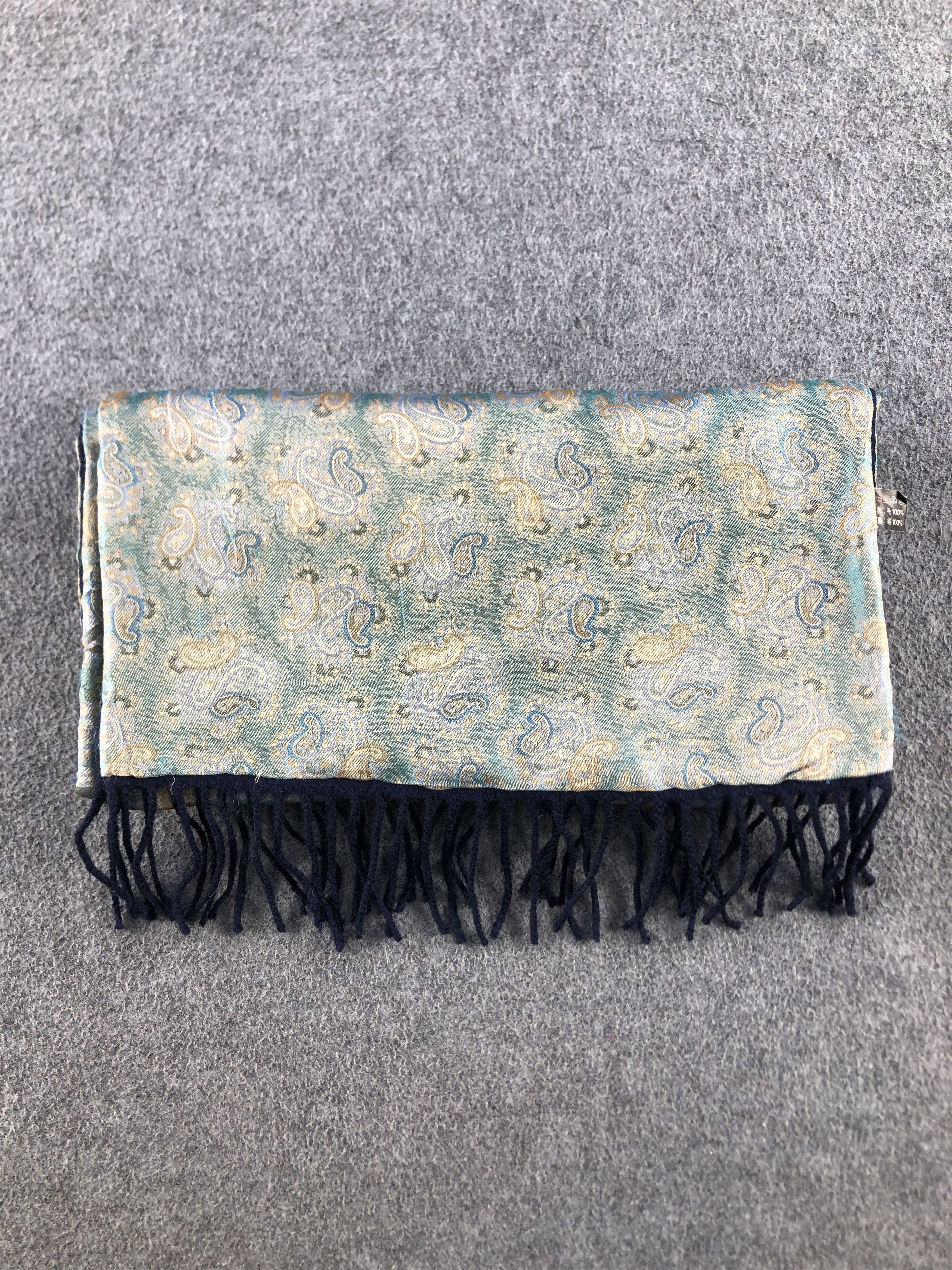 Pierre Balmain Pierre Balmain Silk Wool Scarf / Muffler / Neckwear P923 Size ONE SIZE - 8 Thumbnail