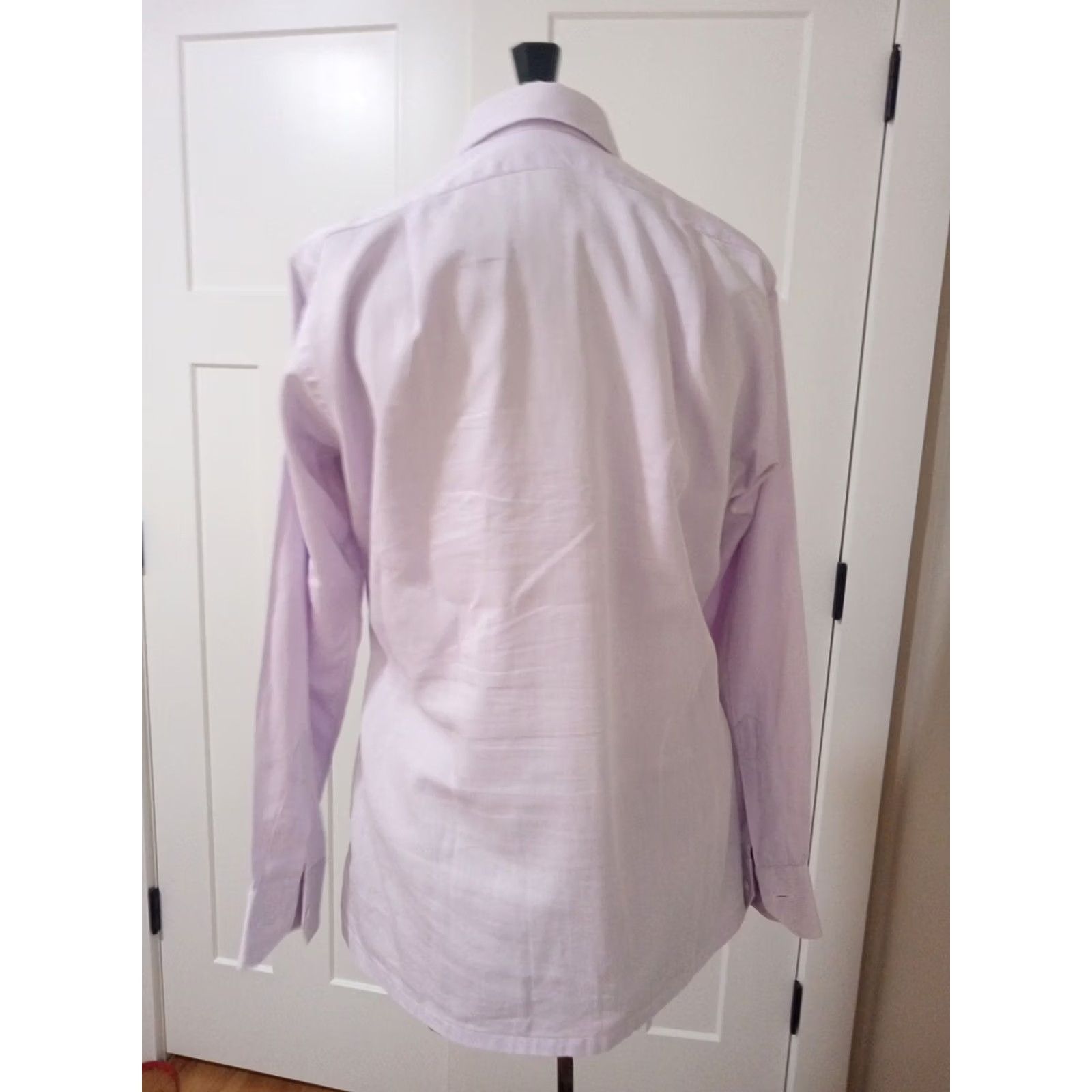 Vintage Essenza Purple Button-Up Shirt Womens L Blue Button-Up Shirt Womens L Blue Essenza Size L / US 10 / IT 46 - 6 Thumbnail