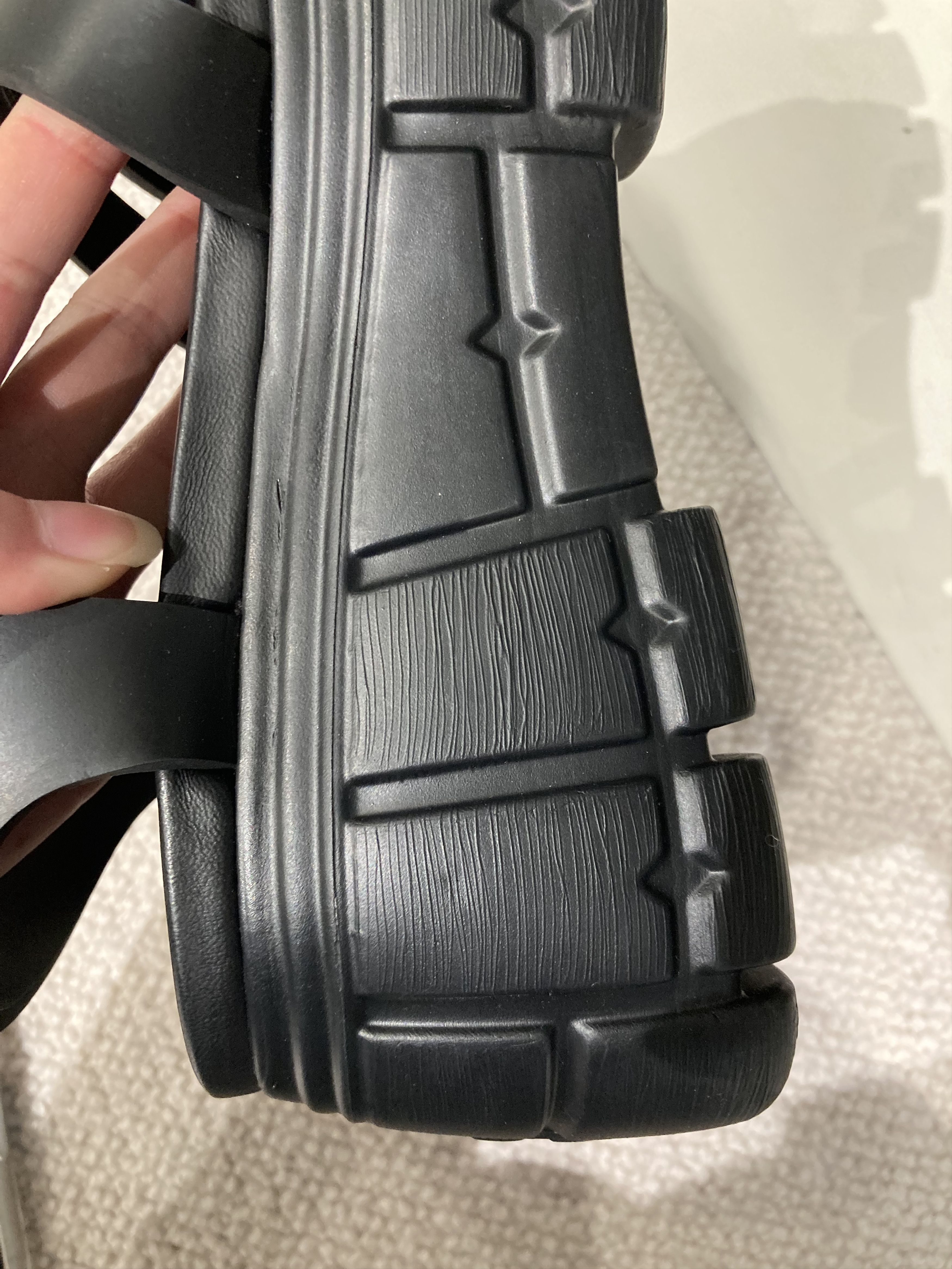 Miu Miu Miu Miu Thick Soled Sandals Size US 8 / IT 38 - 9 Thumbnail
