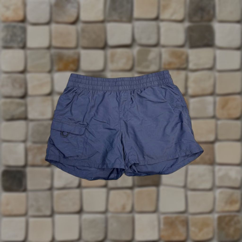 Vintage Columbia Kestrel Shorts Womens Medium Blue Cargo Active Fit 3.5in Inseam Pocket Nylon Hiking Outdoor Size 32" / US 10 / IT 46 - 1 Thumbnail