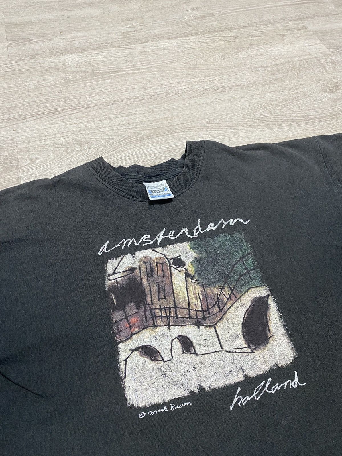Vintage Vintage ART Mark Raven Amsterdam 1994 print Holland size XL Size US XL / EU 56 / 4 - 1 Thumbnail
