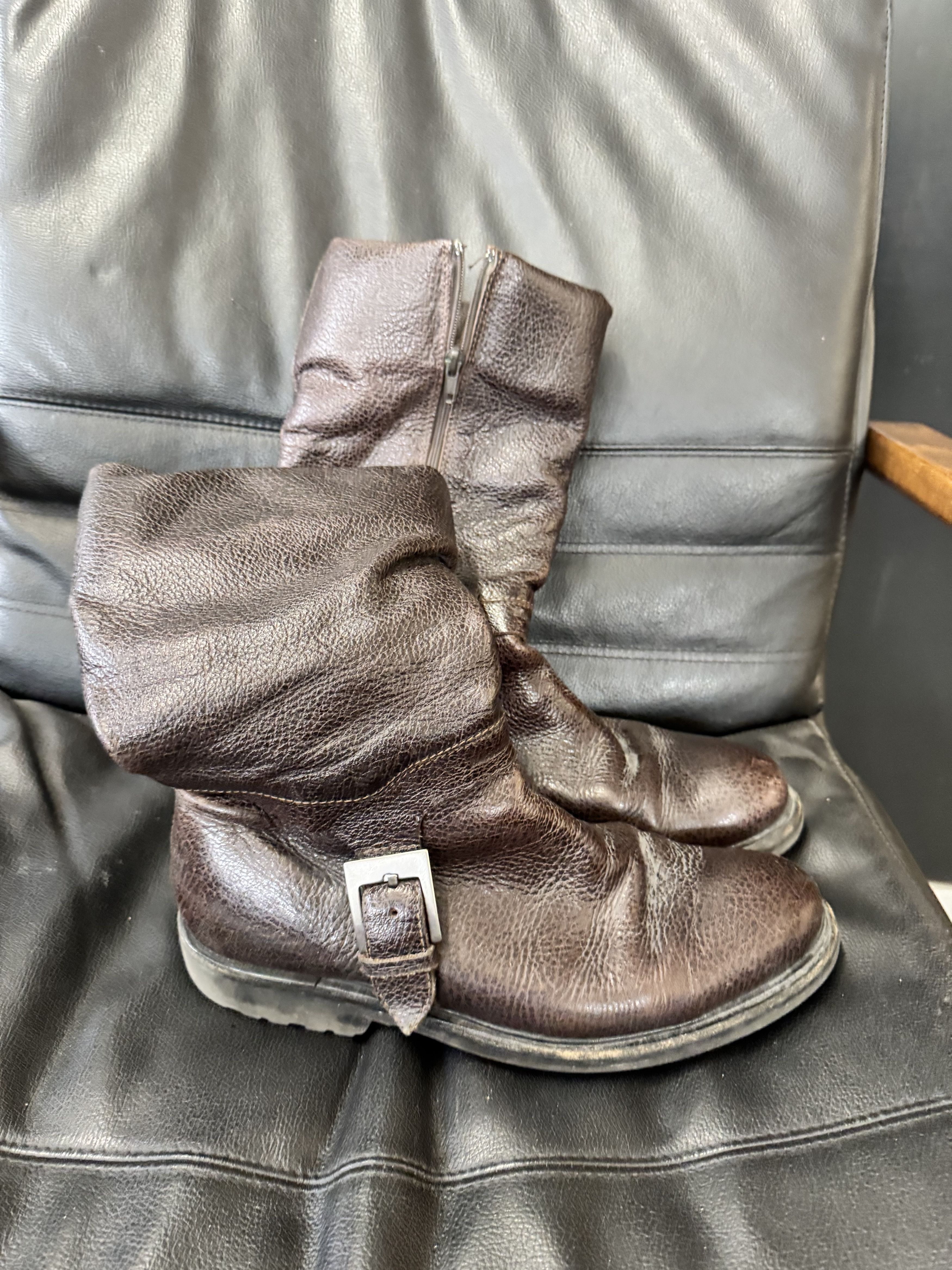Emporio Armani Boots with buckle and fur lining Size US 9.5 / EU 42-43 - 19 Thumbnail