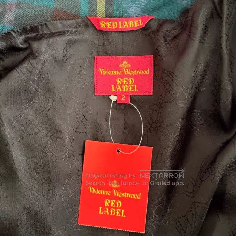 Vivienne Westwood Vivienne Westwood Vintage green check patterned suit jacke Size M / US 6-8 / IT 42-44 - 6 Thumbnail