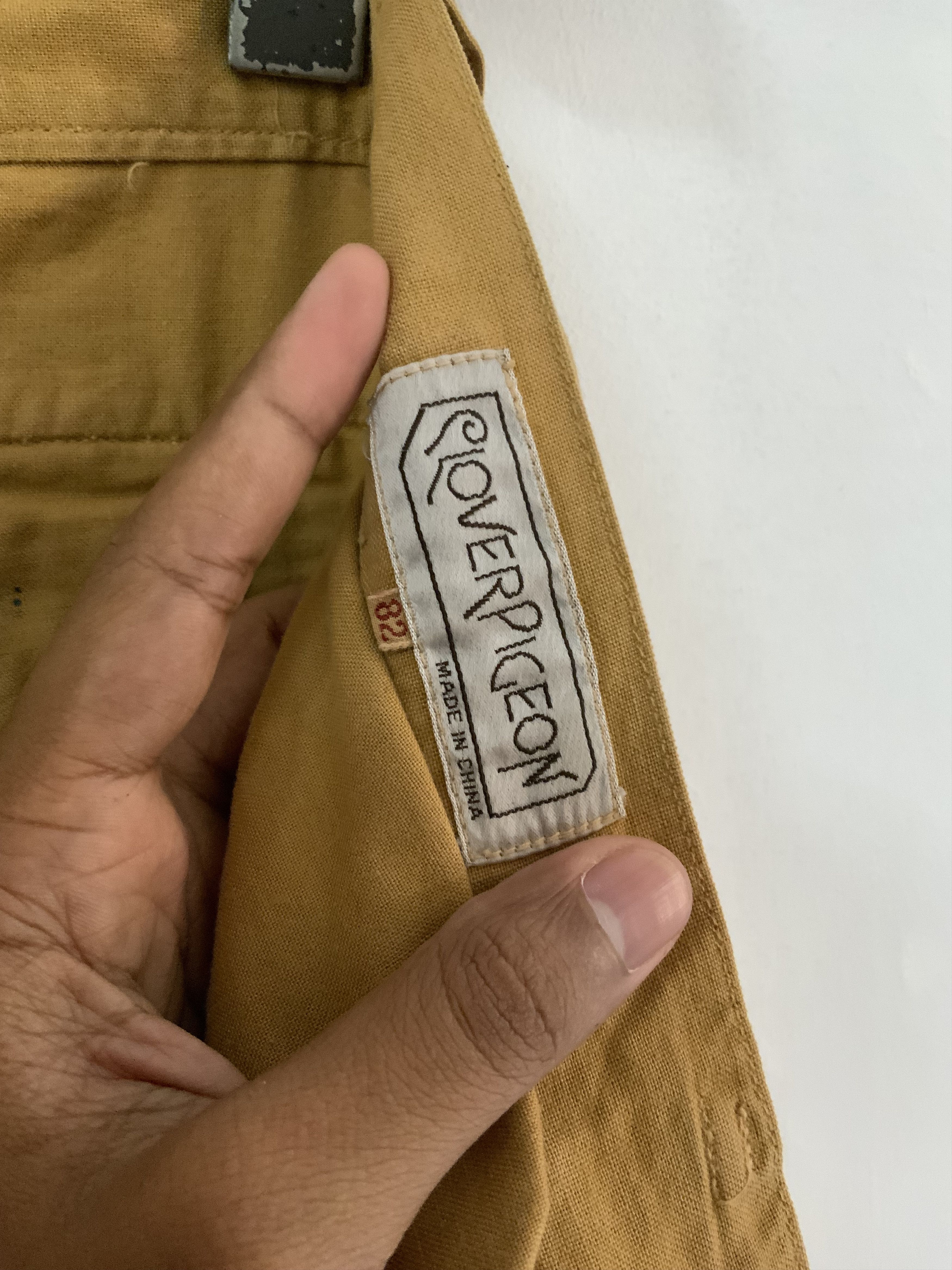 Unsound Rags Clever Pigeon Double Knee Faded Khaki Pant Size US 30 / EU 46 - 10 Thumbnail