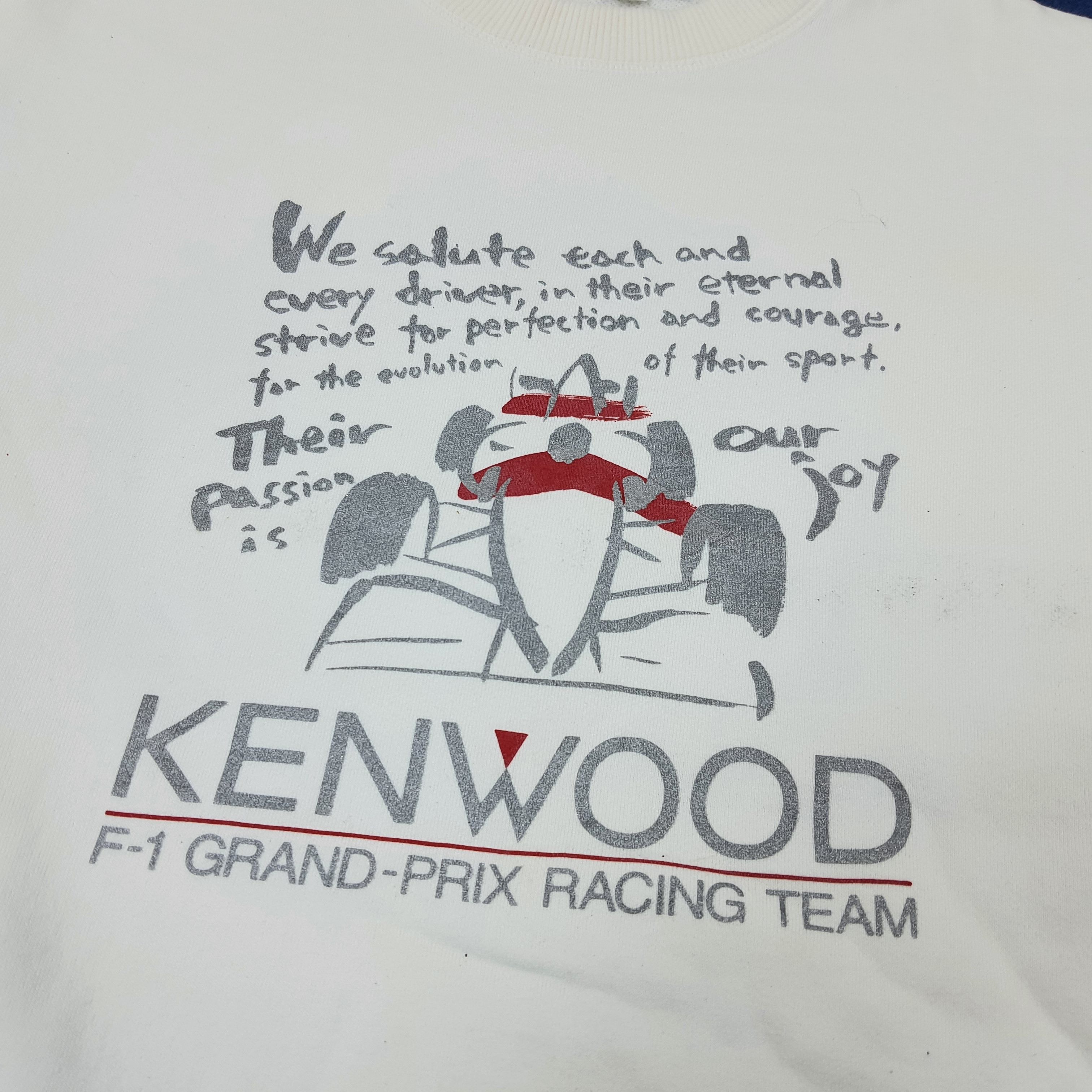 Sports Specialties Vintage Kenwood F1 Grand Prix Racing Team Sweatshirt C243N23 Size US M / EU 48-50 / 2 - 2 Thumbnail