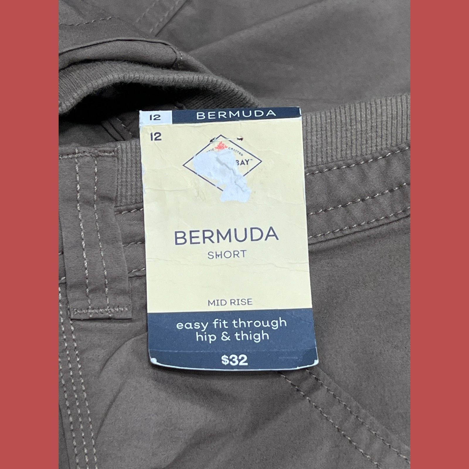 Other St. John's Bay - Women's Mid-Rise Cargo Bermuda Short - Brow Size 34" / US 12 / IT 48 - 12 Thumbnail