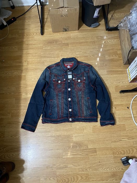 True Religion True Religion Jimmy Rope Stitch Jean Jacket Grailed