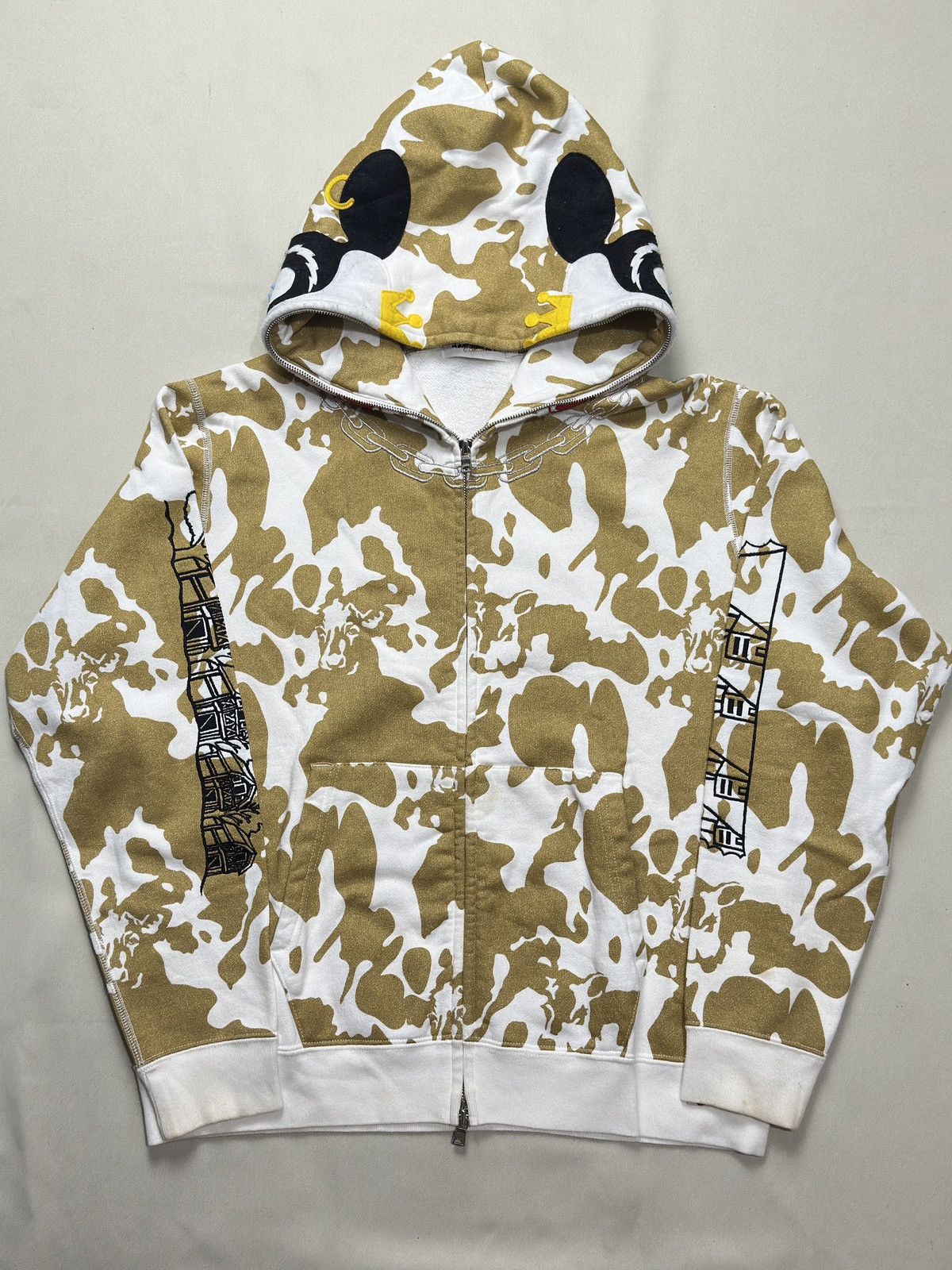 Bape Holstein Cow Full Zip Hoodie Size US S / EU 44-46 / 1 - 4 Thumbnail