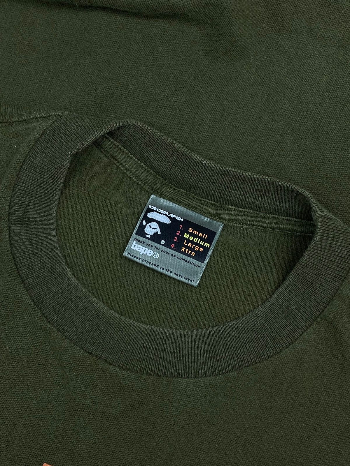 Bape 🔥 BAPE STAR LOGO TEE OLIVE GREEN JAPAN STREETWEAR Y2K 🔥 Size US M / EU 48-50 / 2 - 10 Thumbnail
