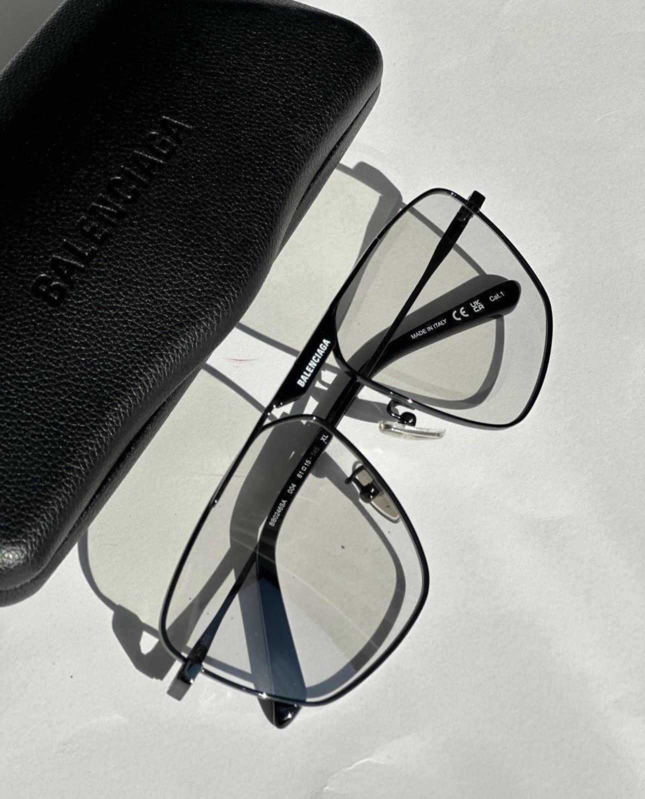 Vintage BALENCIAGA SUNGLASSES BB0246SA 004 61 Size ONE SIZE - 3 Thumbnail