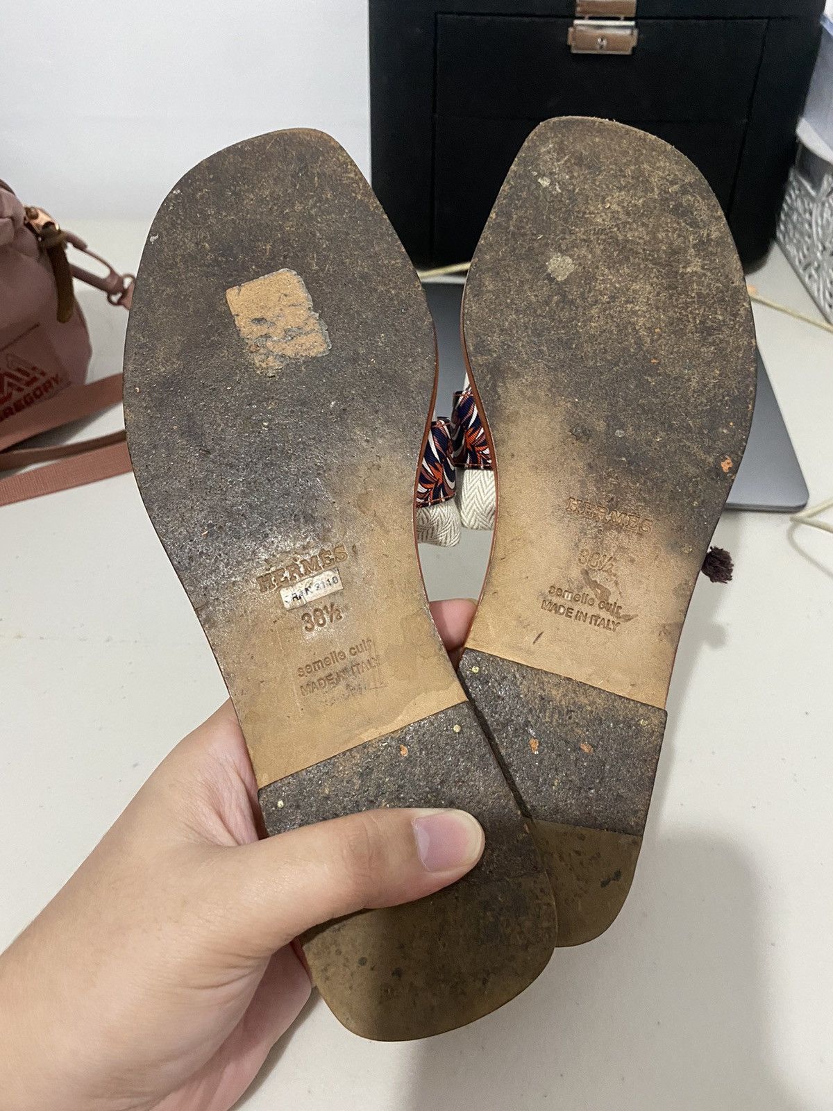 Hermes Hermès Sous L'Egide de Mars Oran Size US 7.5 / IT 37.5 - 5 Thumbnail