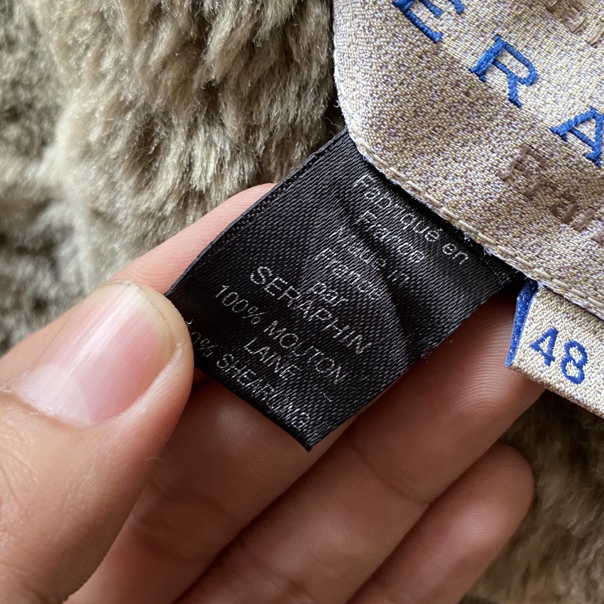 SERAPHIN 90s Seraphin Made in France Reversible Nylon Fur Coat Jacket Size US L / EU 52-54 / 3 - 13 Thumbnail