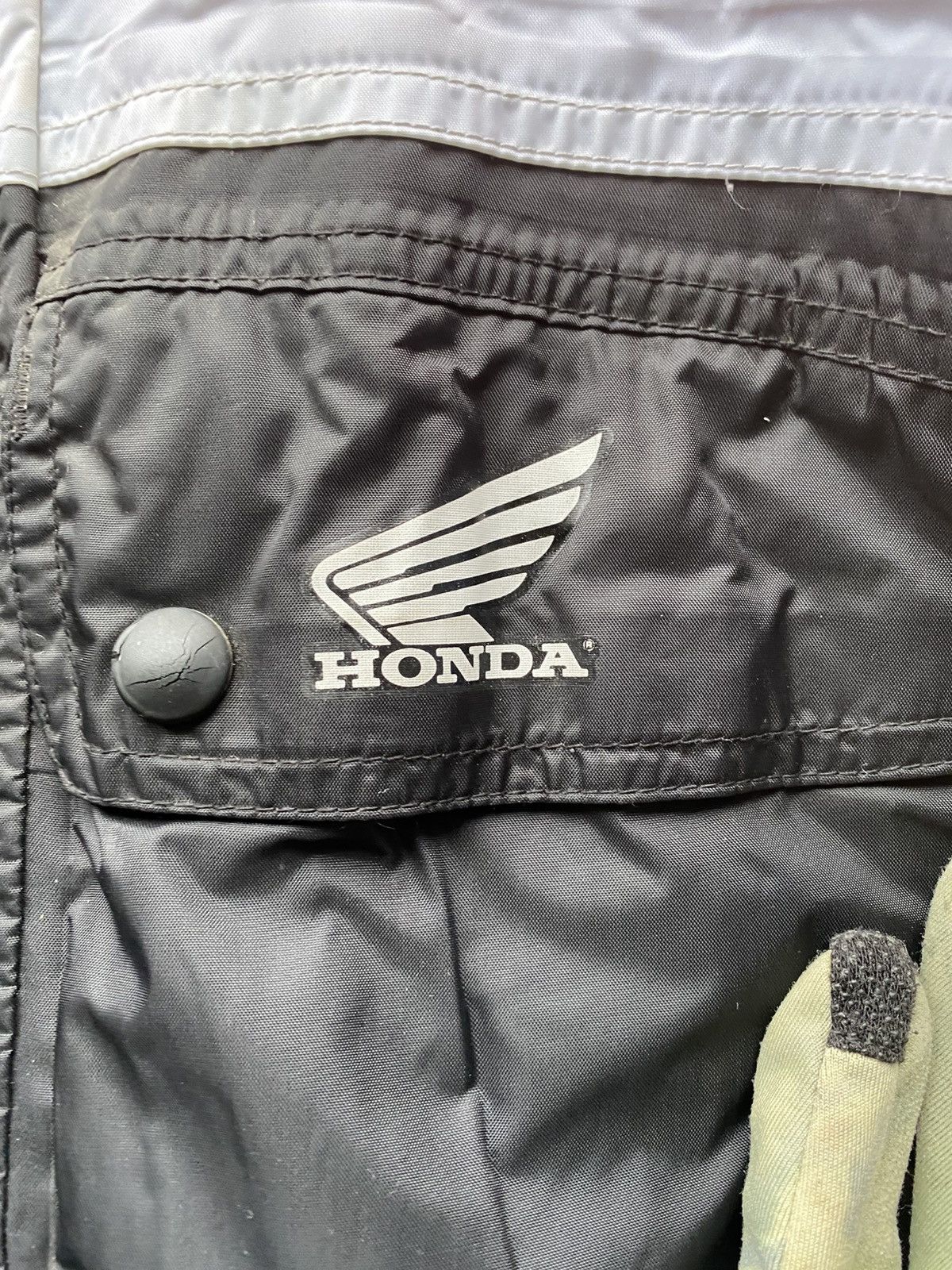 Honda Large Vintage Black, Red, and White Honda Sports Jacket Size US L / EU 52-54 / 3 - 3 Thumbnail
