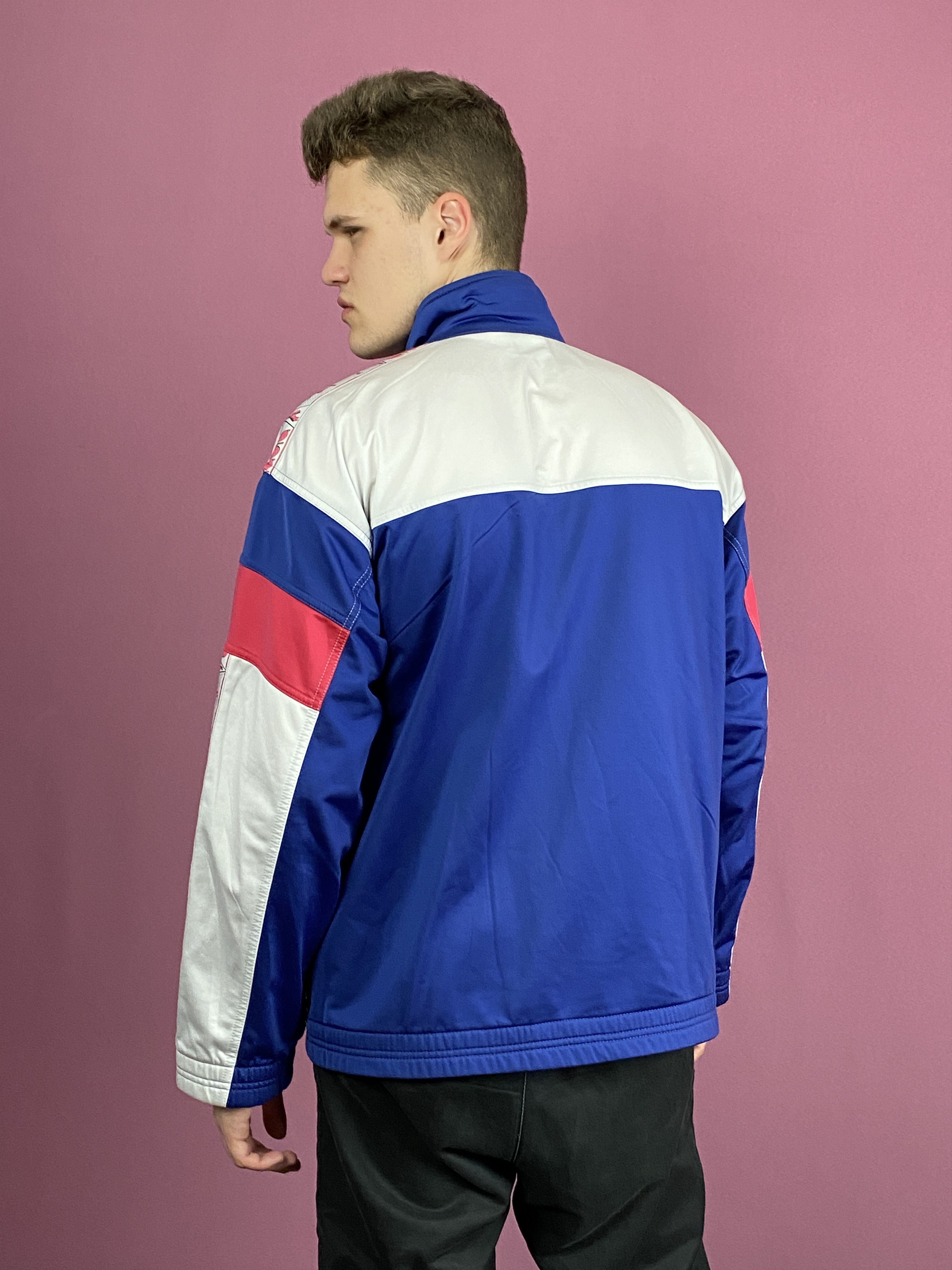 Diadora × Vintage 90s Diadora Vintage Men's Track Jacket - L Size US L / EU 52-54 / 3 - 3 Thumbnail