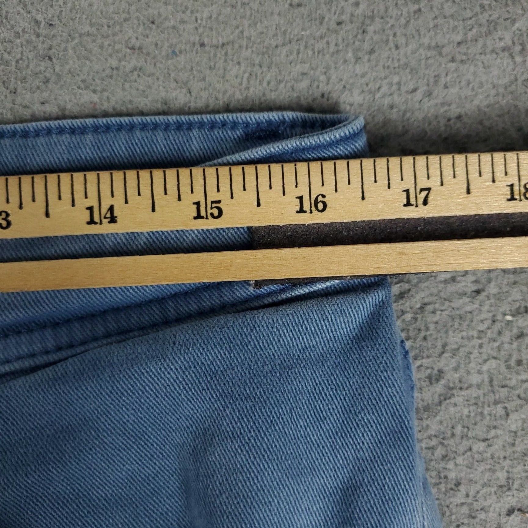 Vintage AG Adriano Goldschmied Mens Blue Straight Jeans 33x26 Regular Fit Cotton Denim Pants Mens Size US 33 - 3 Thumbnail