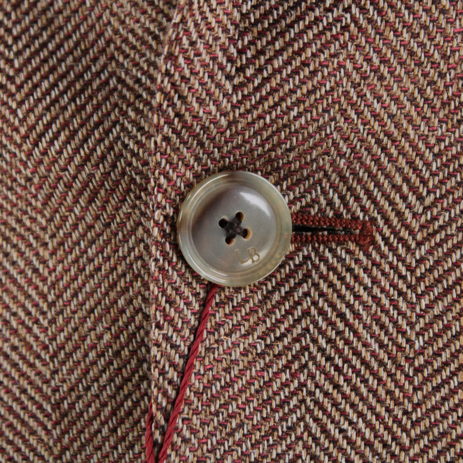 Luciano Barbera Luciano Barbera Sport Coat Size 44 US in Brown Size 44R - 2 Thumbnail