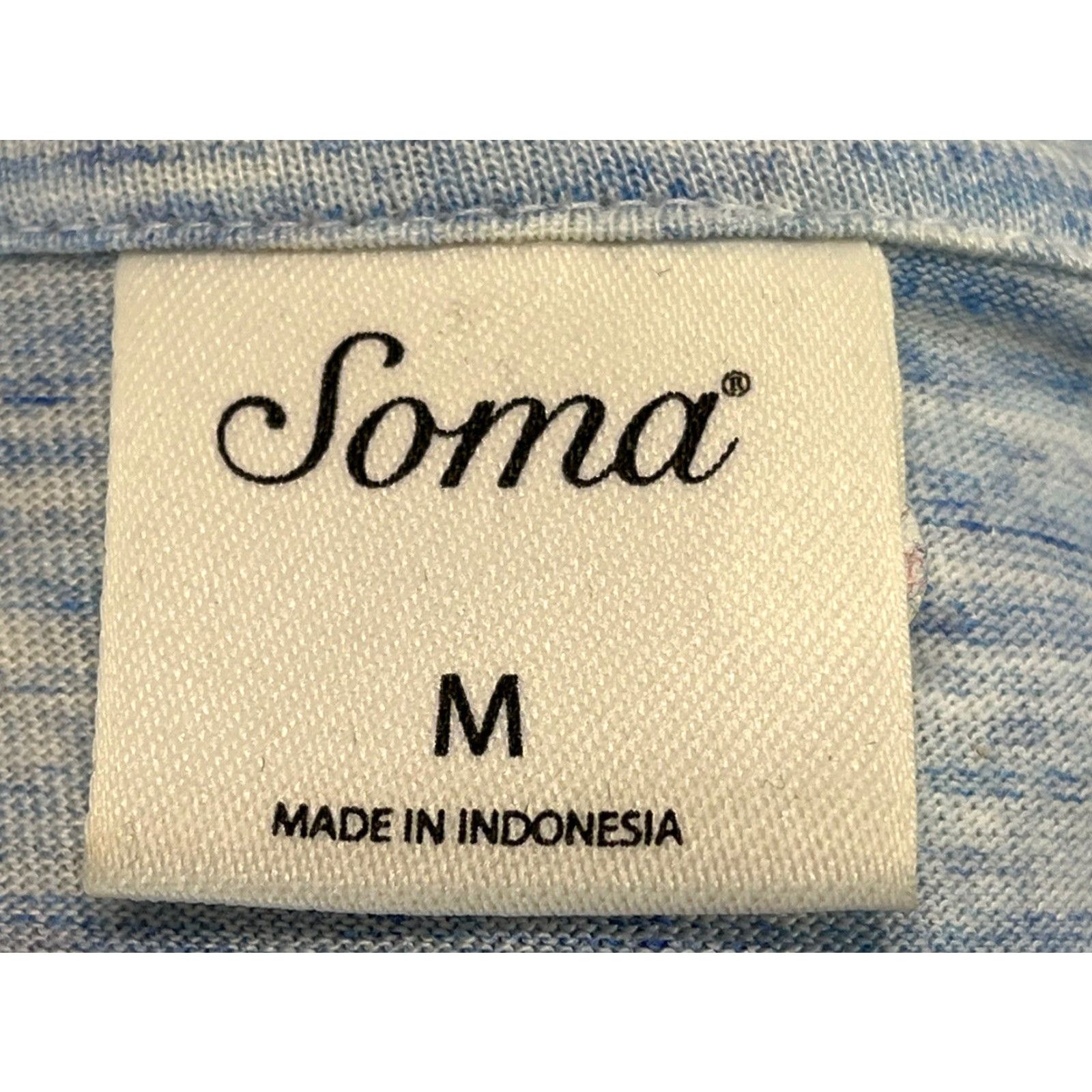 Vintage Soma Intimates Cardigan Shirt Medium Womens Heathered Blue Long Sleeve Size M / US 6-8 / IT 42-44 - 7 Thumbnail