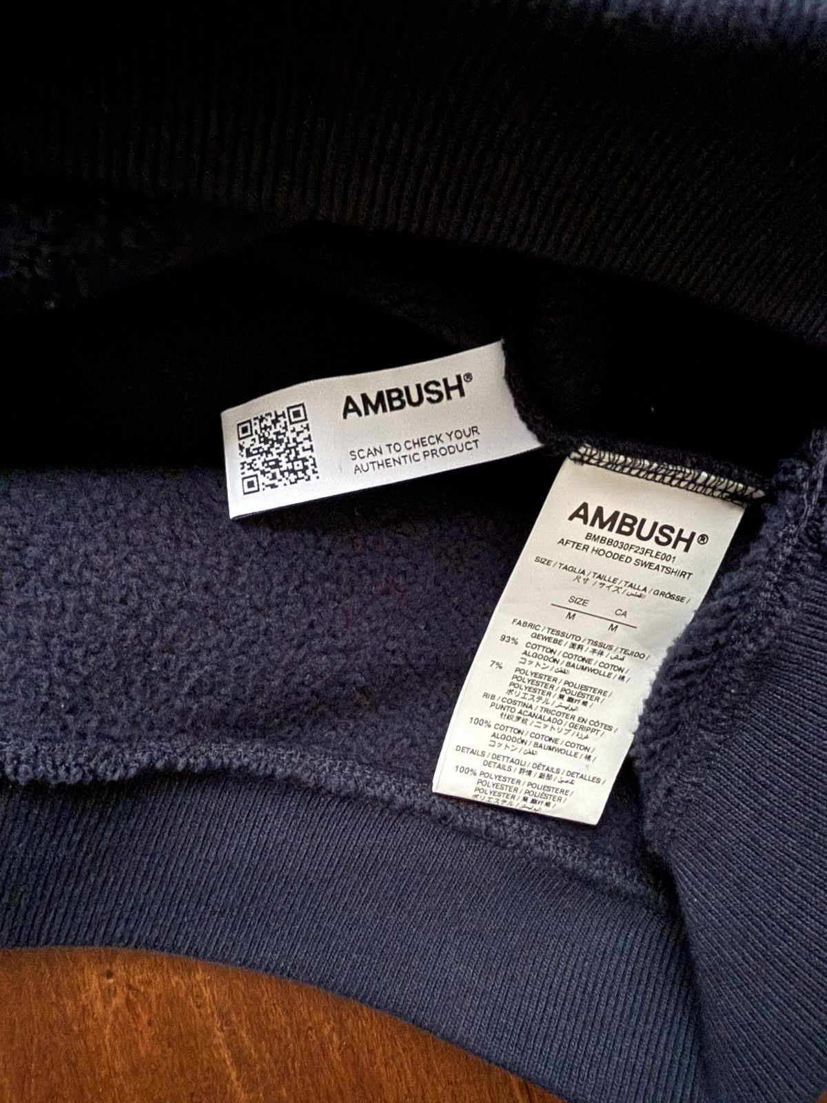 Ambush Design AMBUSH CYBERSIGIL PATCH HOODIE Size US L / EU 52-54 / 3 - 7 Thumbnail