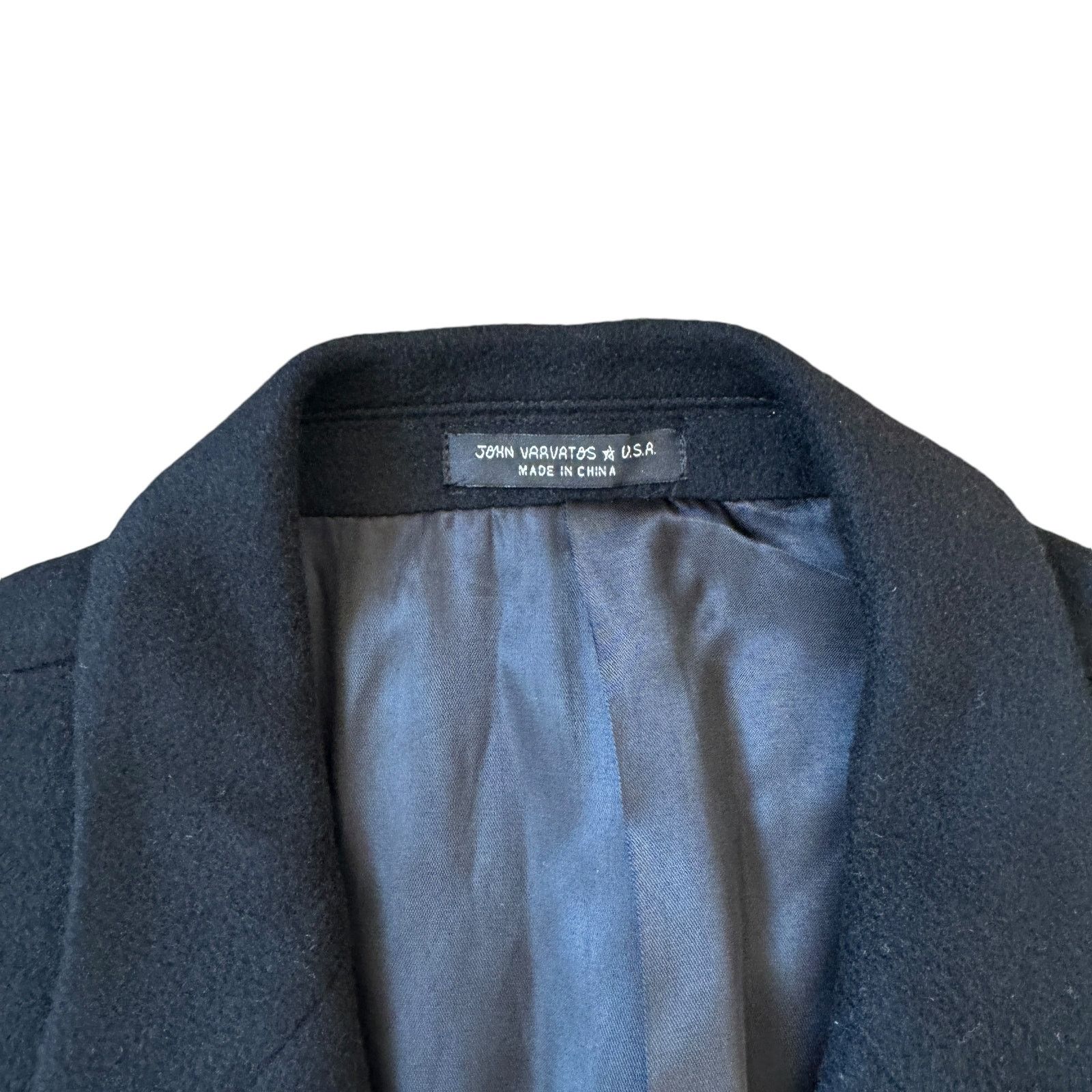 John Varvatos John Varvatos Star USA Cashmere Topcoat Black 44R Size US S / EU 44-46 / 1 - 6 Thumbnail
