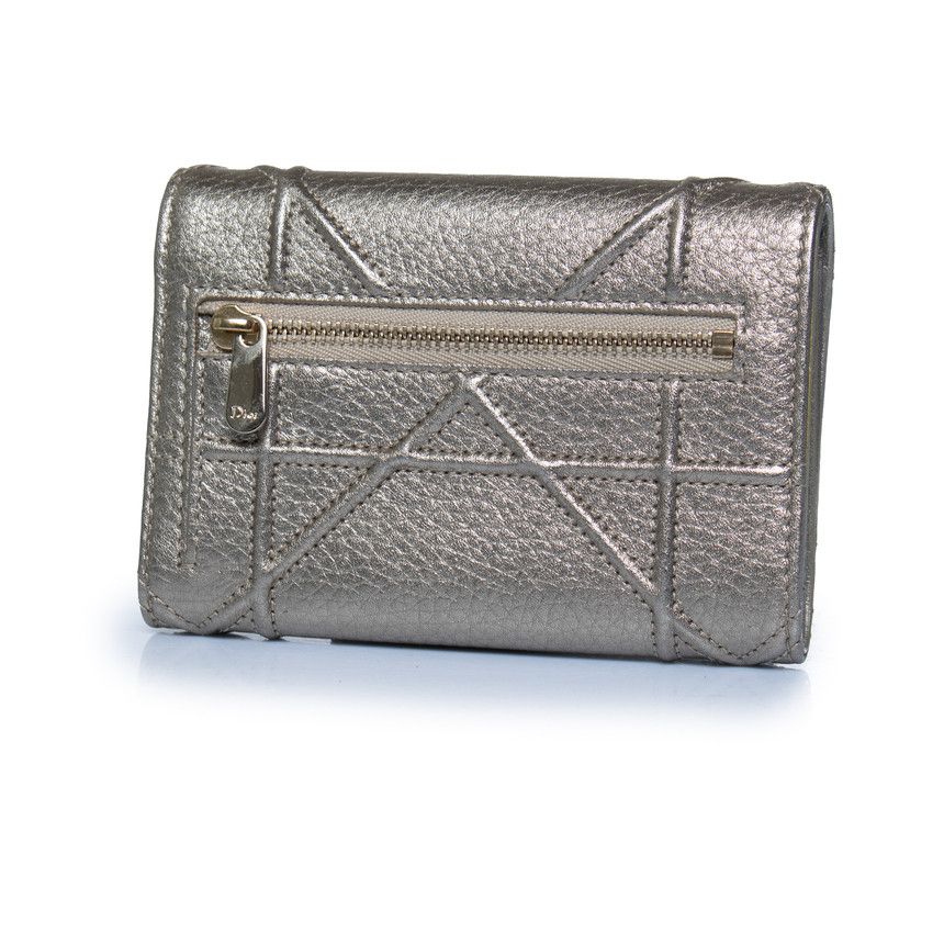 Dior Dior, Gold leather Diorama trifold wallet Size ONE SIZE - 2 Thumbnail