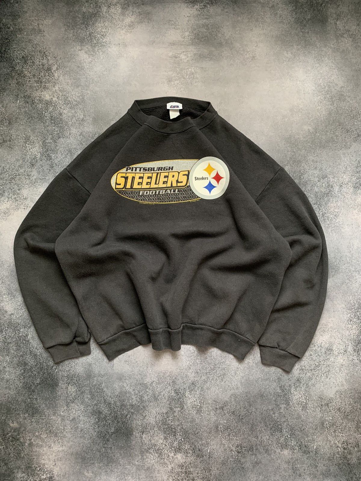 NFL × Vintage Vintage 90s Pittsburgh Steelers NFL Crewneck Sweatshirt Size US L / EU 52-54 / 3 - 1 Thumbnail