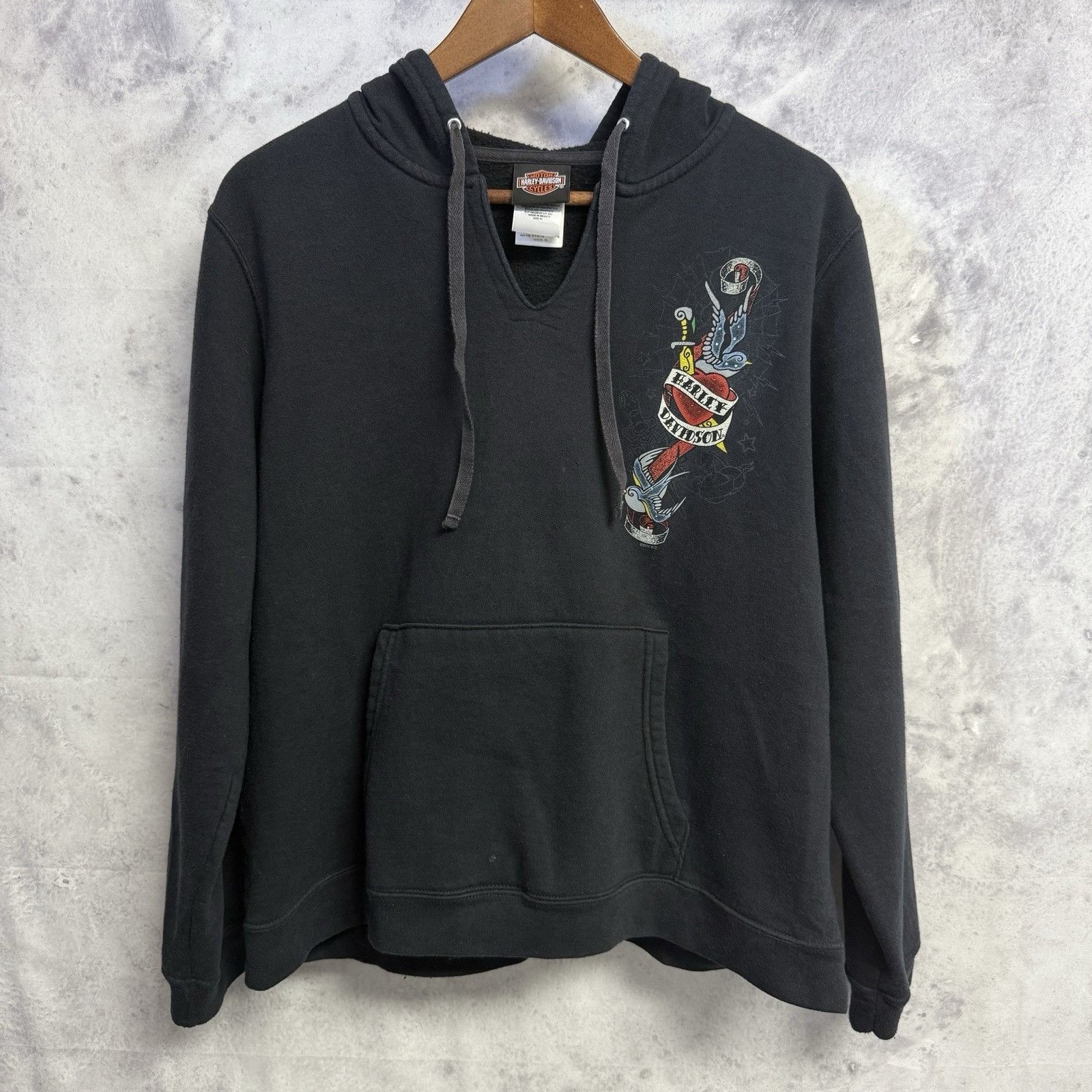 Harley Davidson Harley Davidson Hoodie Sweatshirt Womens XL Black Grand Cany Size XL / US 12-14 / IT 48-50 - 1 Thumbnail