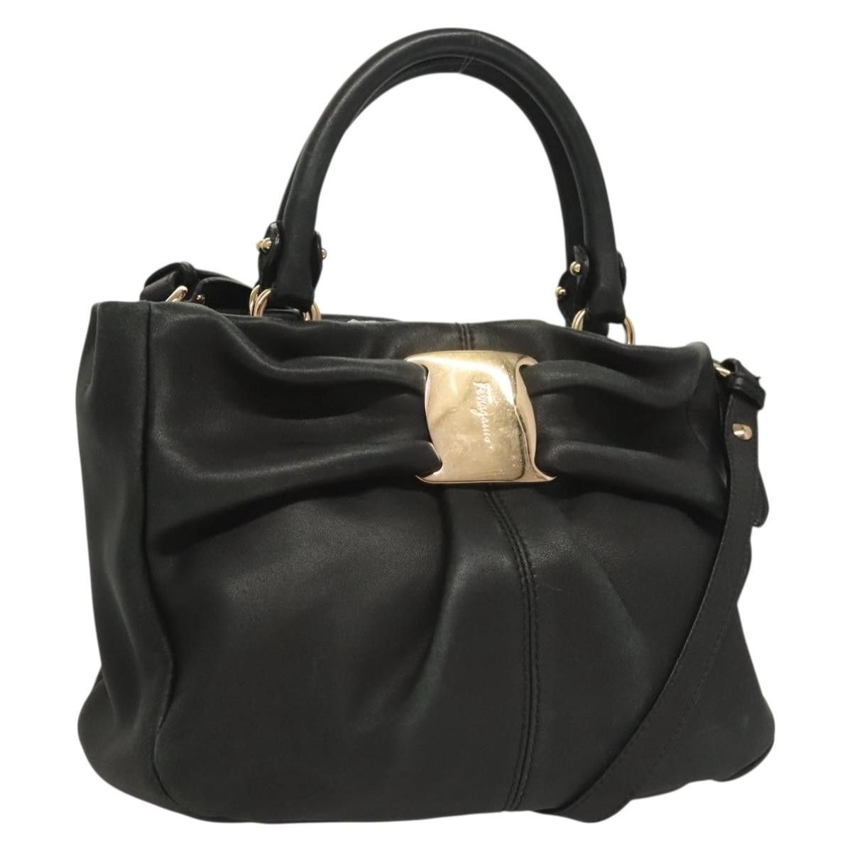 Salvatore Ferragamo Salvatore Ferragamo Vala Leather Size ONE SIZE - 1 Thumbnail