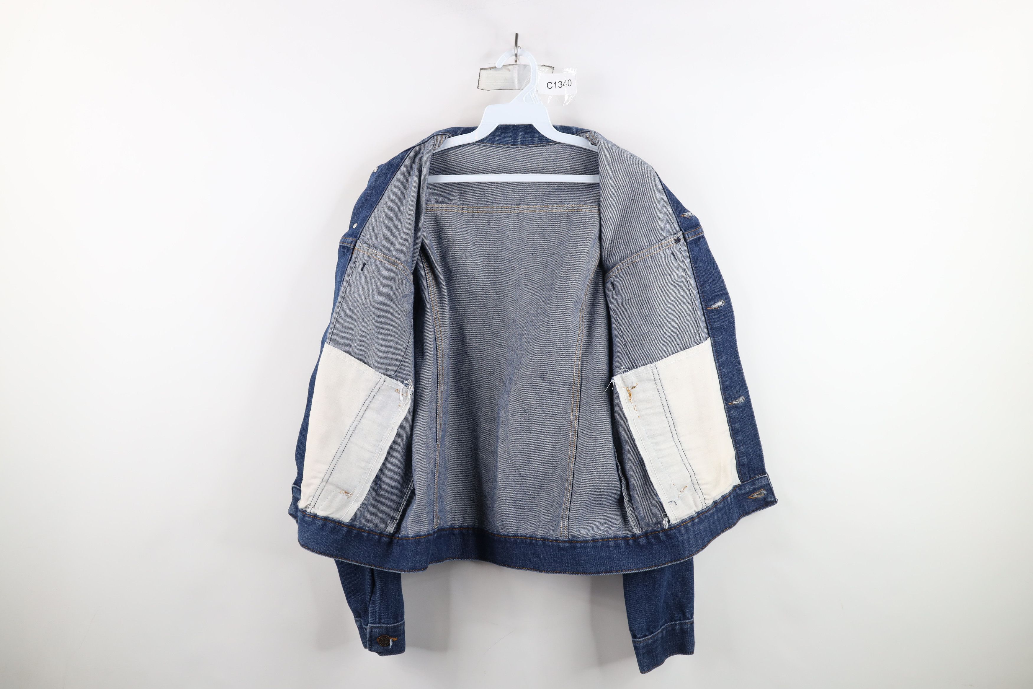 Vintage Vintage 60s 70s Streetwear Jean Trucker Jacket Blue USA Size US L / EU 52-54 / 3 - 10 Thumbnail