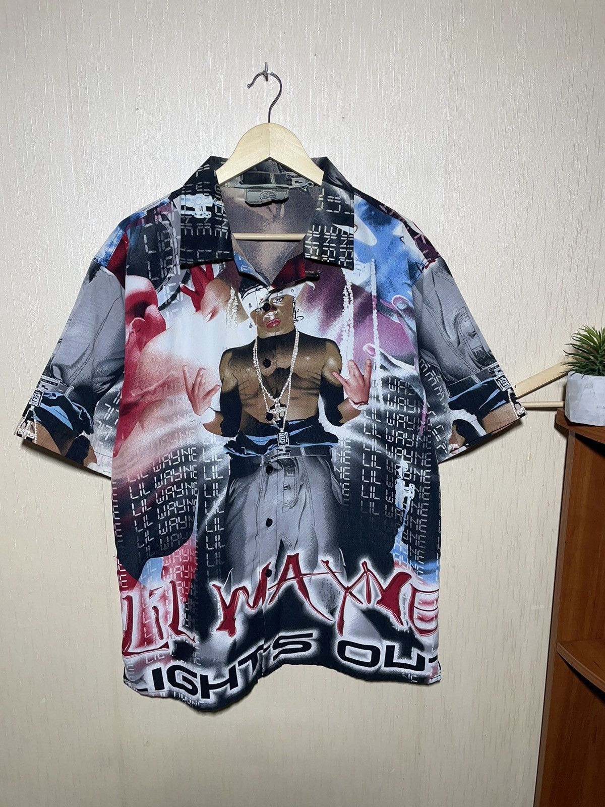 image of Lil Wayne Lights Out 2000 Vintage Very Rap Shirt, Men's (Size XL)