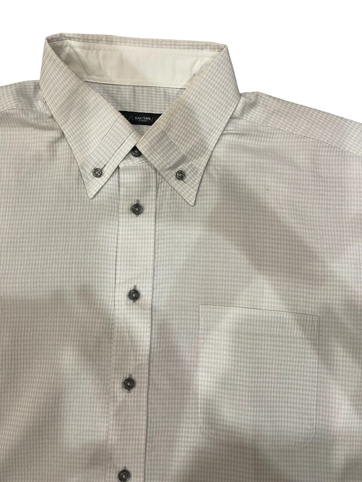 Yohji Yamamoto 2000s Sacsny Y’saccs Yohji Yamamoto Buttondown Formal Shirt Size US L / EU 52-54 / 3 - 2 Thumbnail