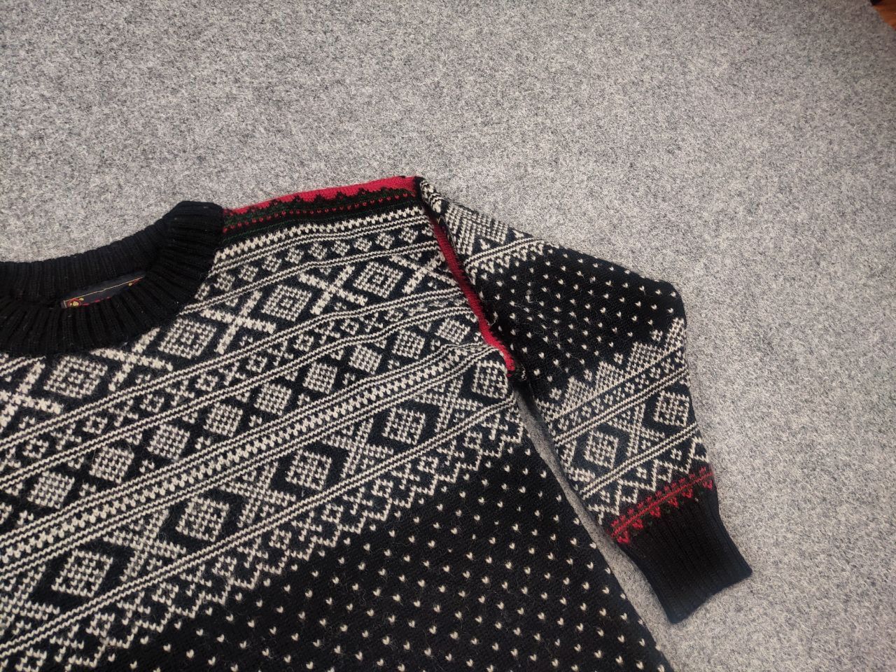 Dale Of Norway Vintage 80's Devold Pure wool Knit Fisherman Sweater Norweg Size US S / EU 44-46 / 1 - 4 Thumbnail