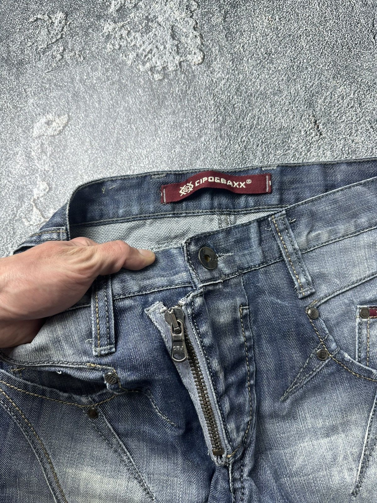 Japanese Brand Vintage Crazy Number Nine style y2k avantgarde jeans Size US 32 / EU 48 - 4 Thumbnail