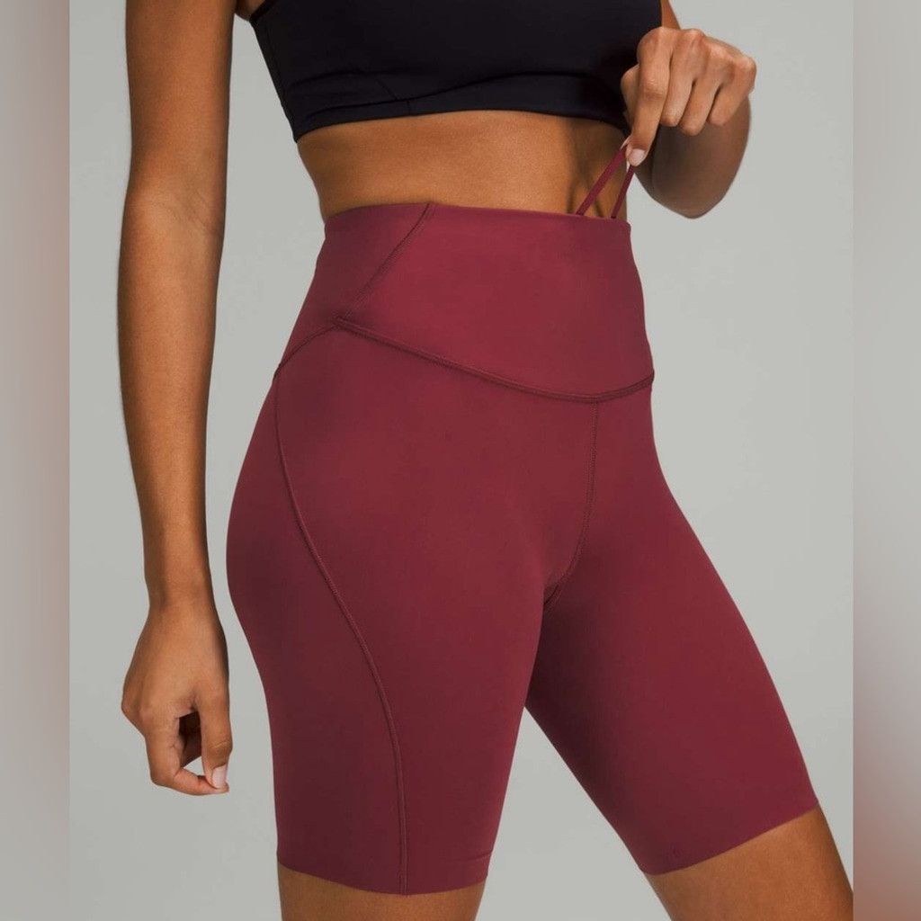 Lululemon Lululemon Base Pace High Rise Performance Bike Shorts Size 4 Size 27" / US 4 / IT 40 - 1 Thumbnail