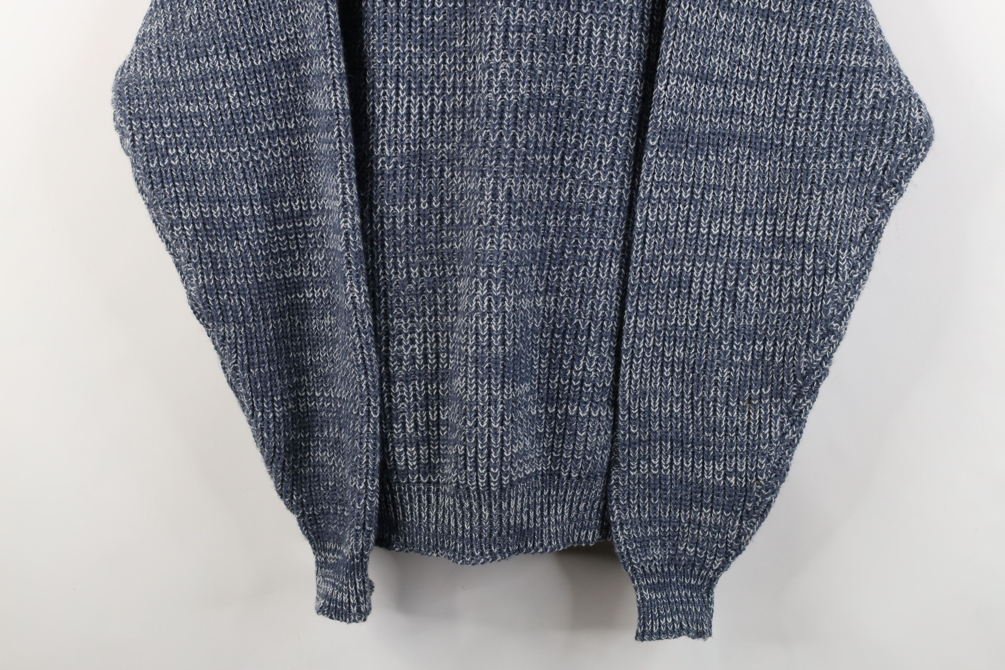 Vintage Vintage 90s Streetwear Chunky Ribbed Knit Crewneck Sweater Size US L / EU 52-54 / 3 - 3 Thumbnail