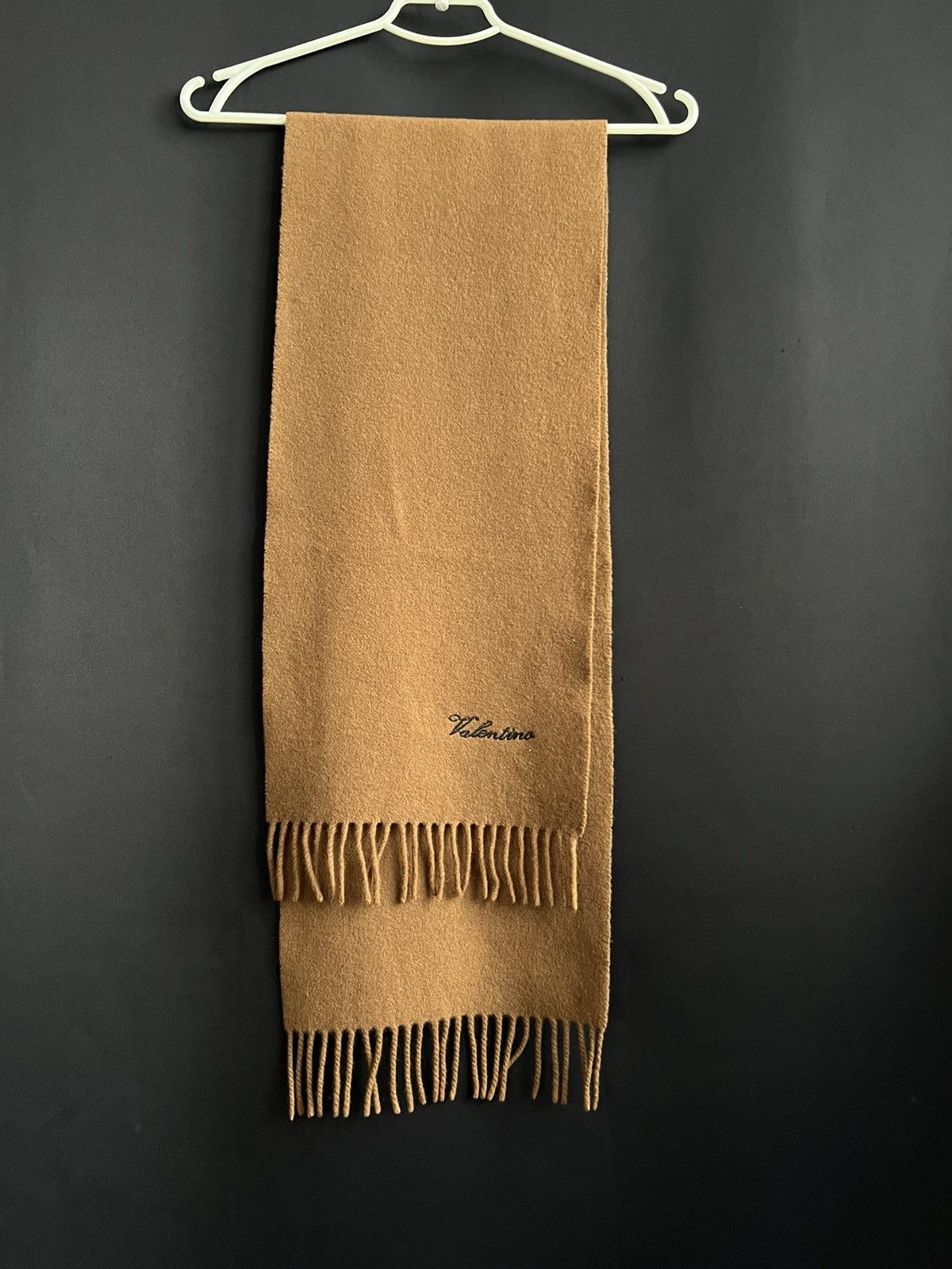 Valentino Valentino Wool Brown Scarf Size ONE SIZE - 1 Thumbnail