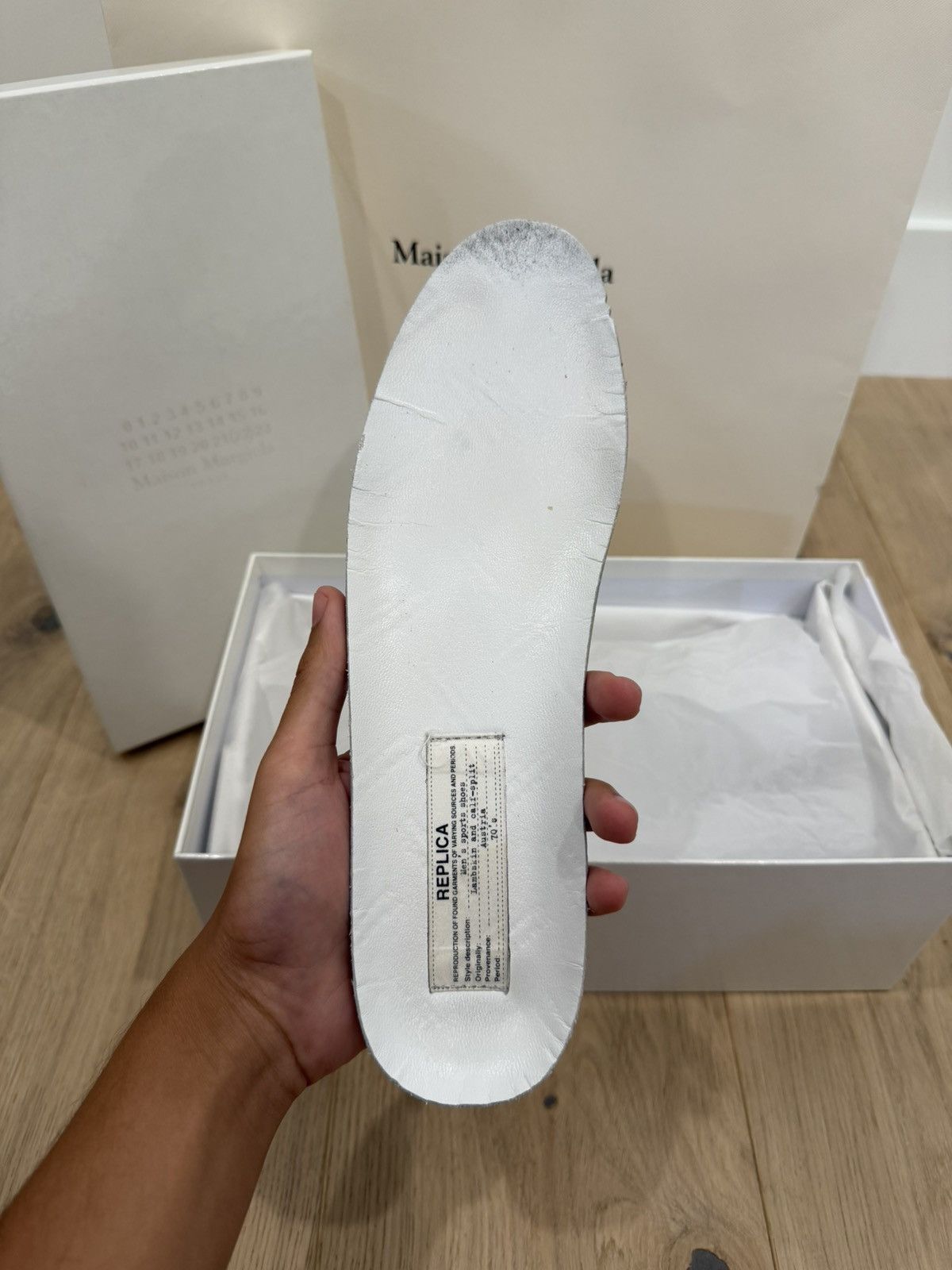 Maison Margiela Maison Margiela GAT Replica Black Paint Splatter Size US 9 / EU 42 - 9 Thumbnail